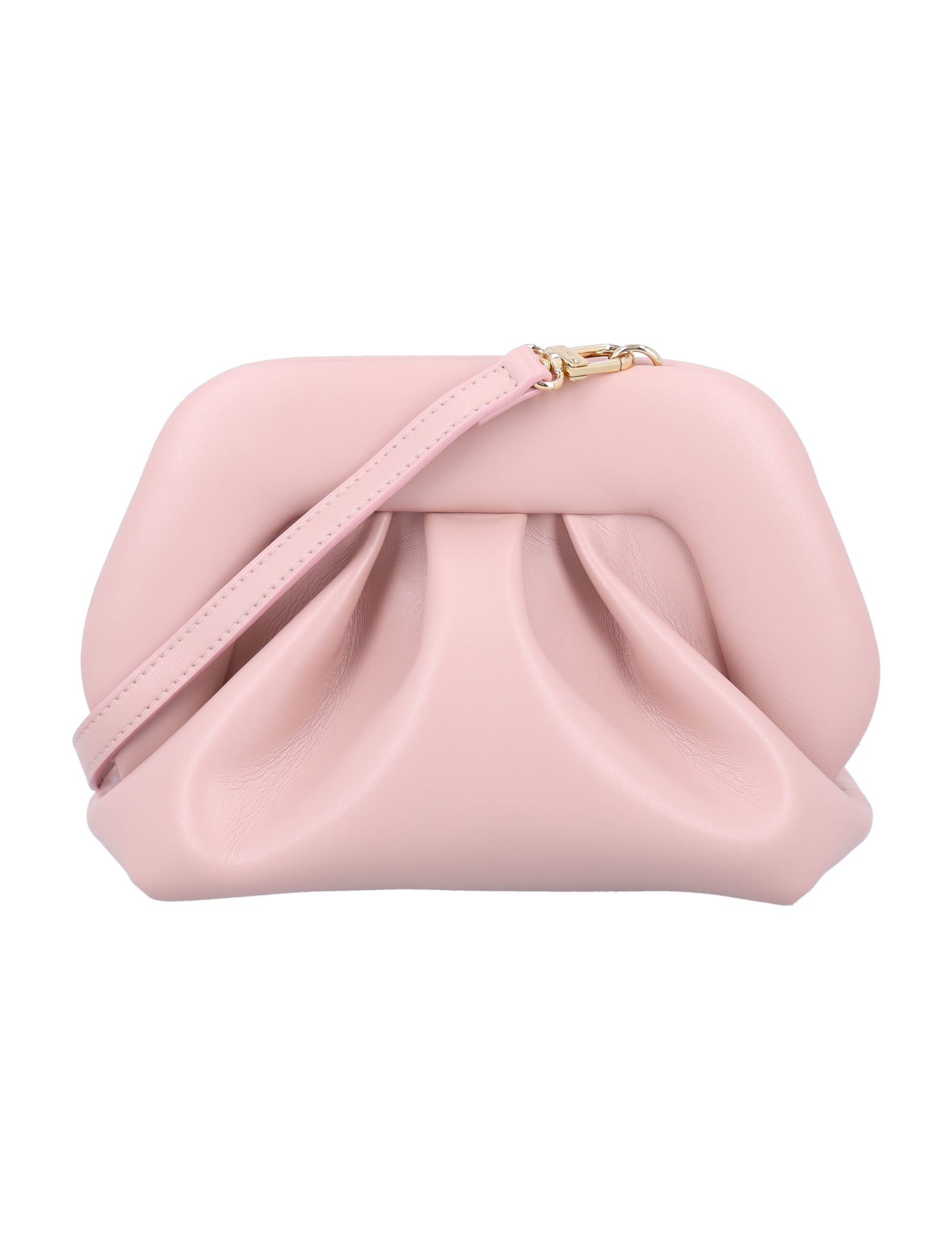 Shop Themoirè Gea Vegan Fabric Clutch In Old Rose