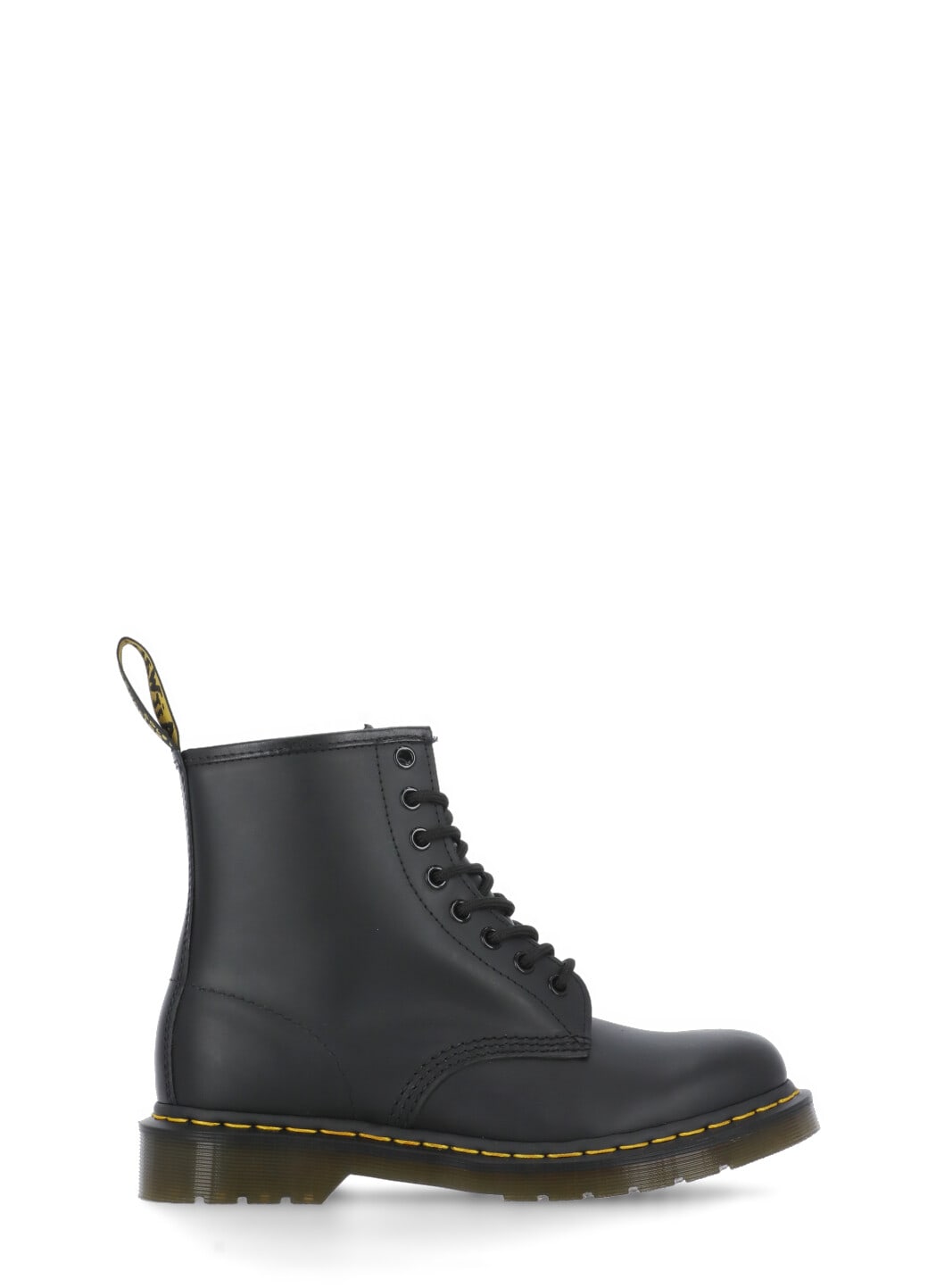 Dr. Martens' Leather Lace-up Boots In Black