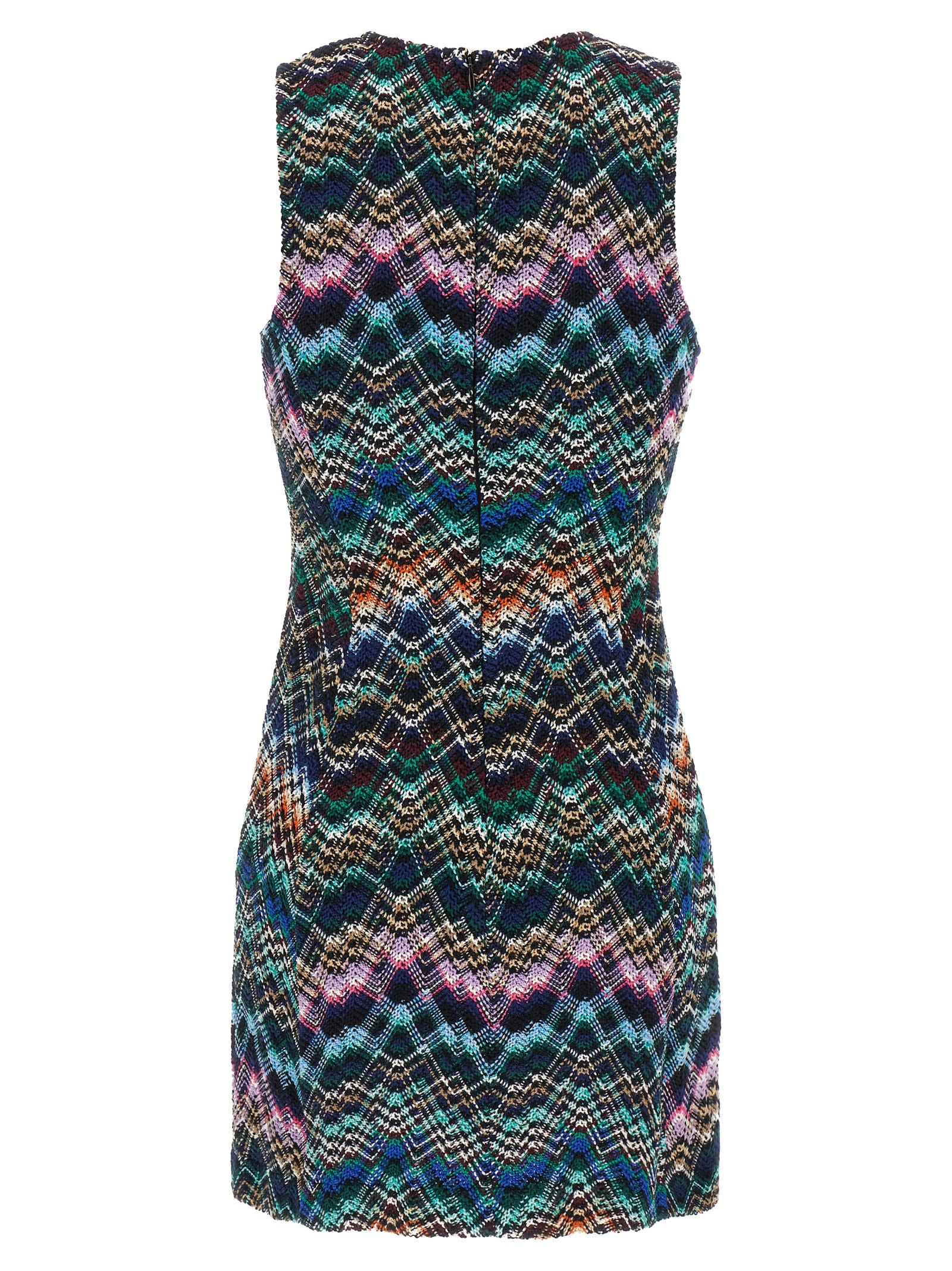 Shop Missoni Caperdoni Dress In Multicolor