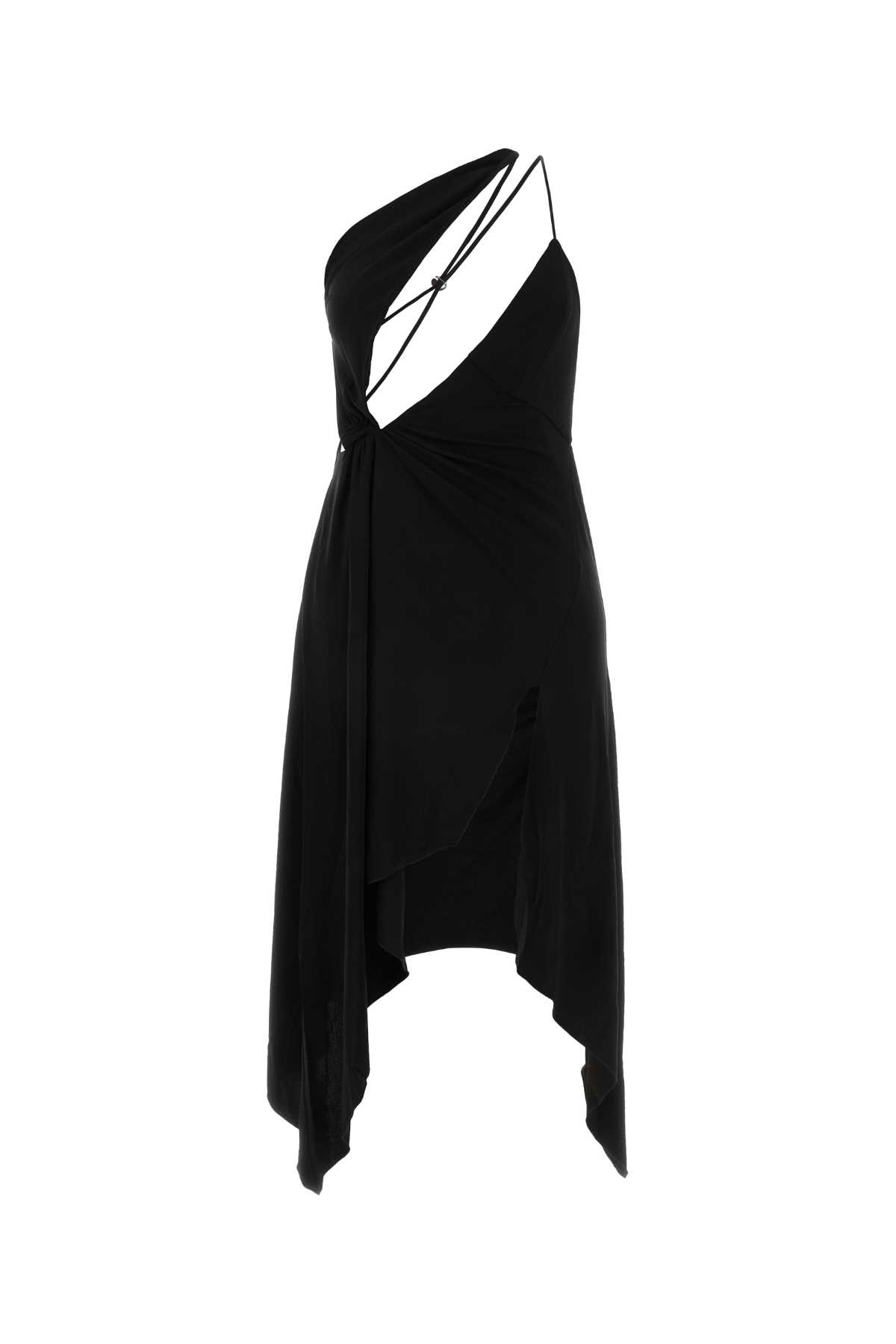 Coperni Black Stretch Viscose Dress