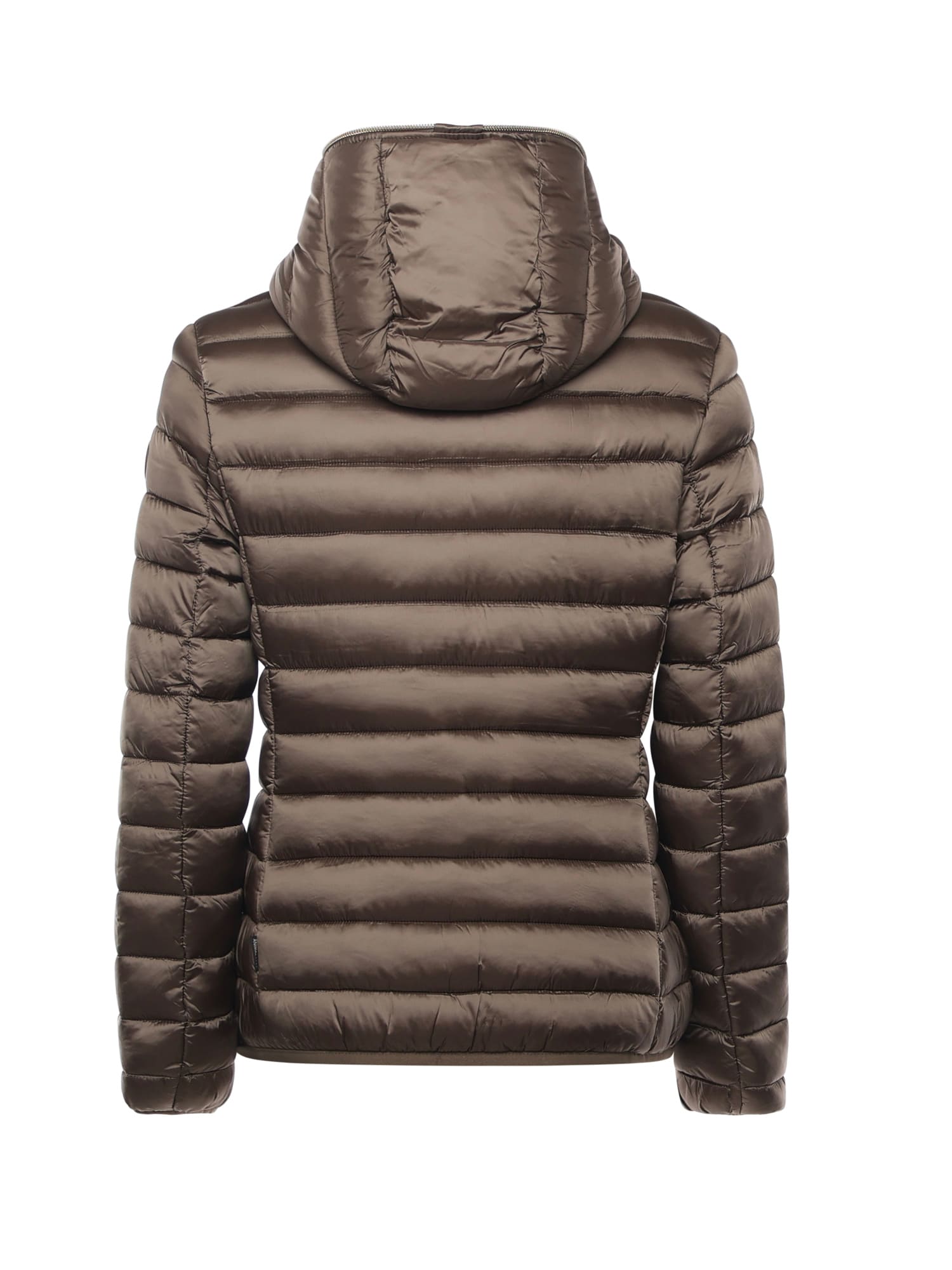 Save The Duck Alexis Nylon Down Jacket In Brown