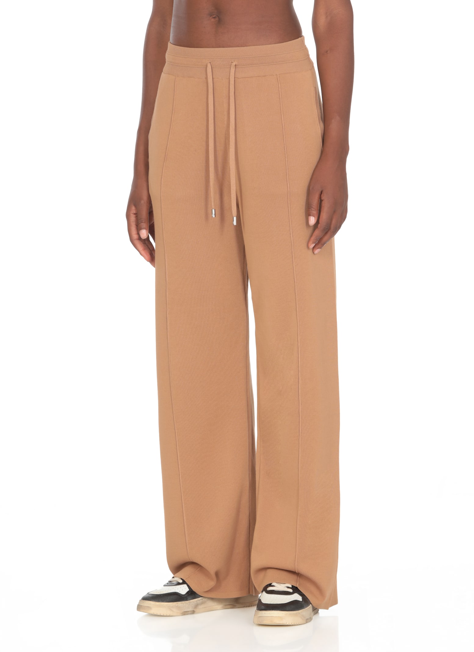 Shop Pinko Gardenia Pants In Brown