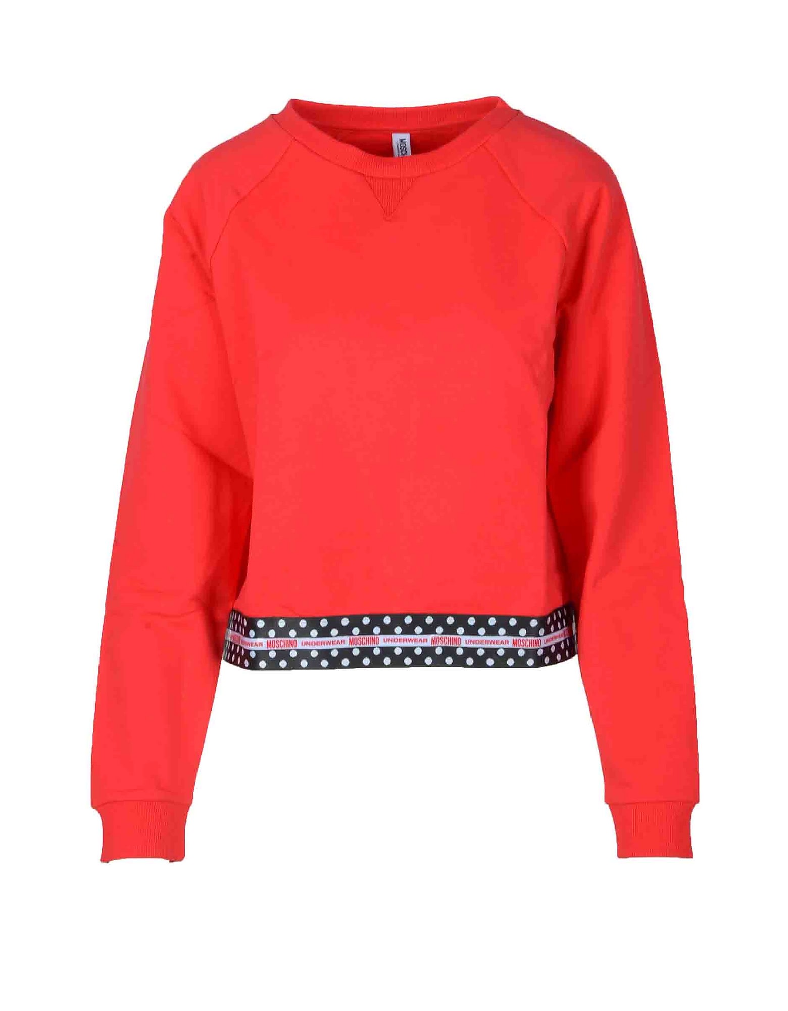 Moschino Womens Red Sweatshirt