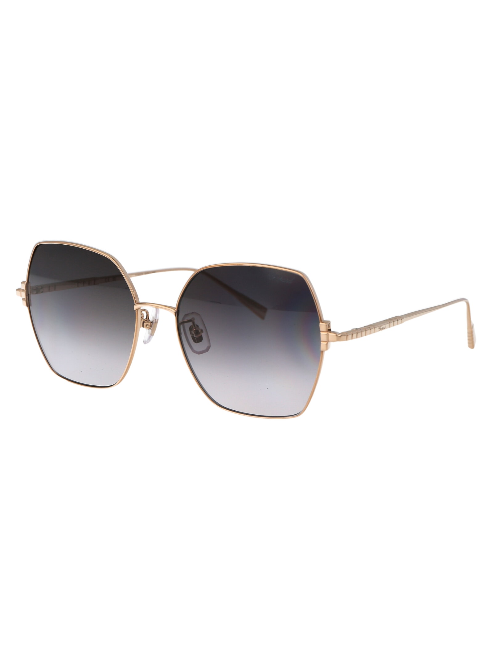 Shop Chopard Schl02m Sunglasses In 0300 Gold