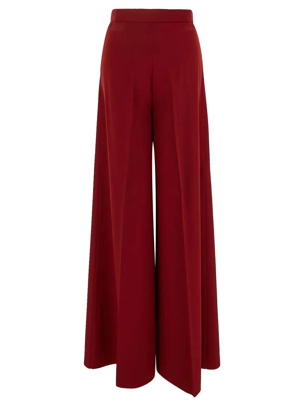 Max Mara Ninfa Trouser In Red