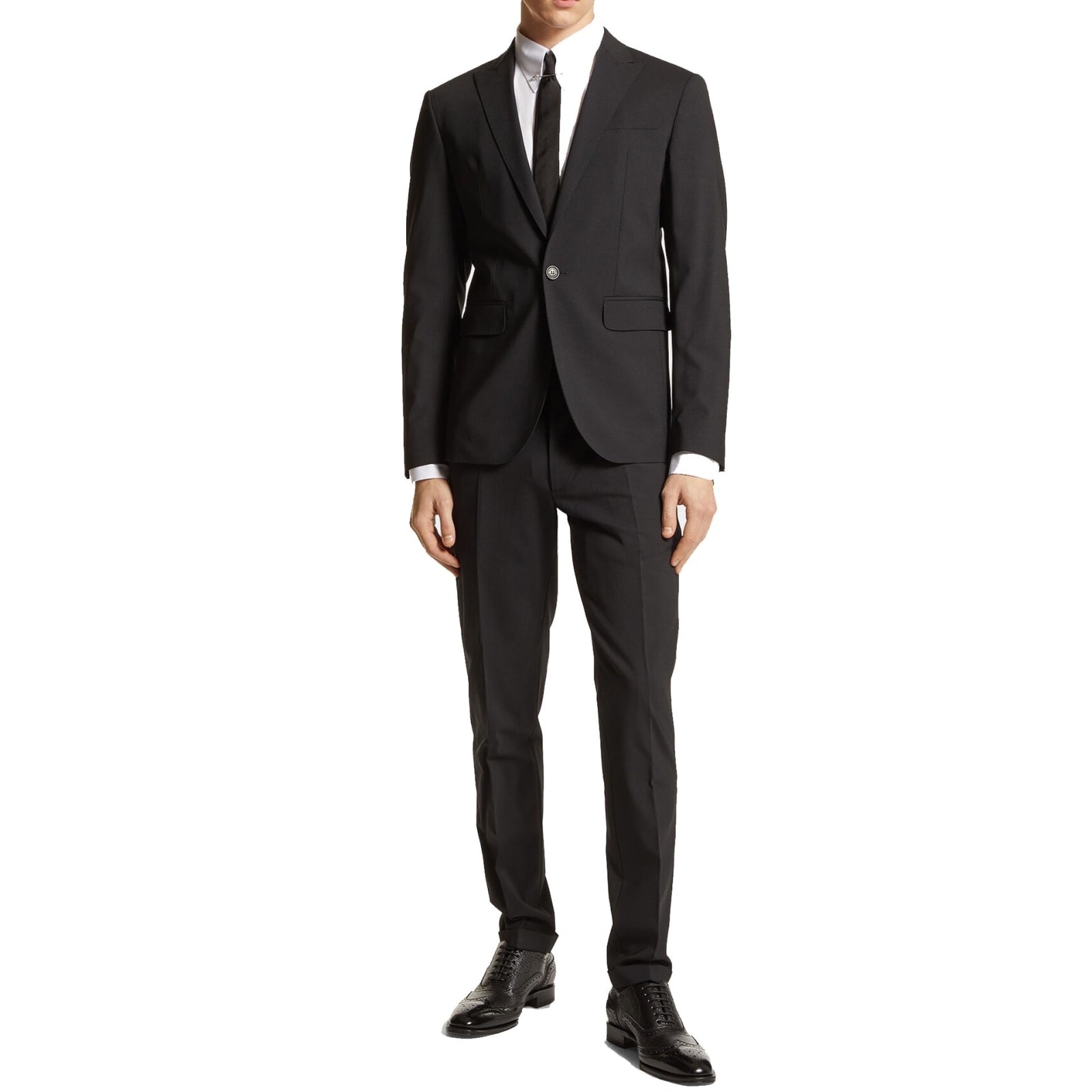 Shop Dsquared2 Tokyo Wool Suit In Black