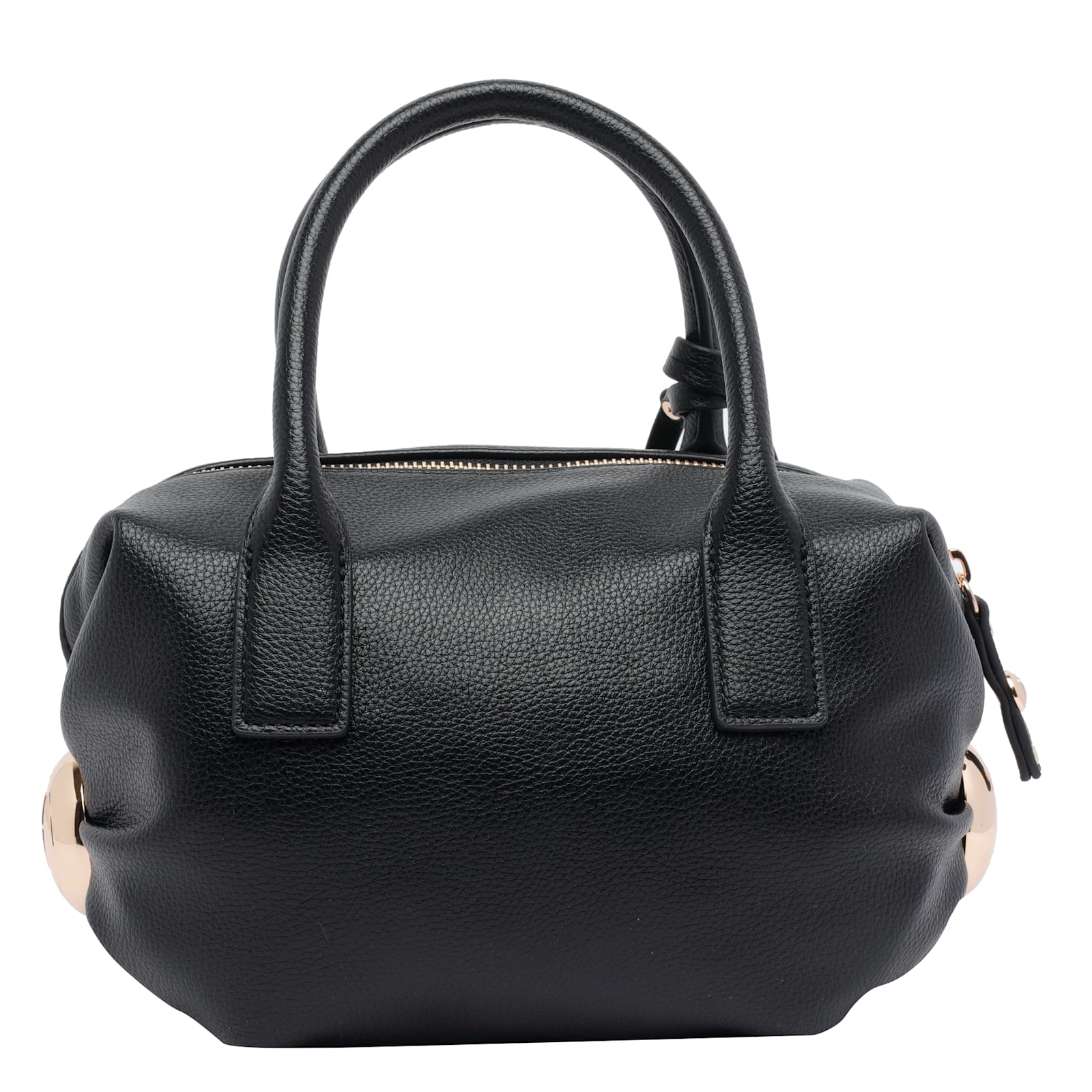Liu •jo Round-handle Charm-detail Tote Bag In Black