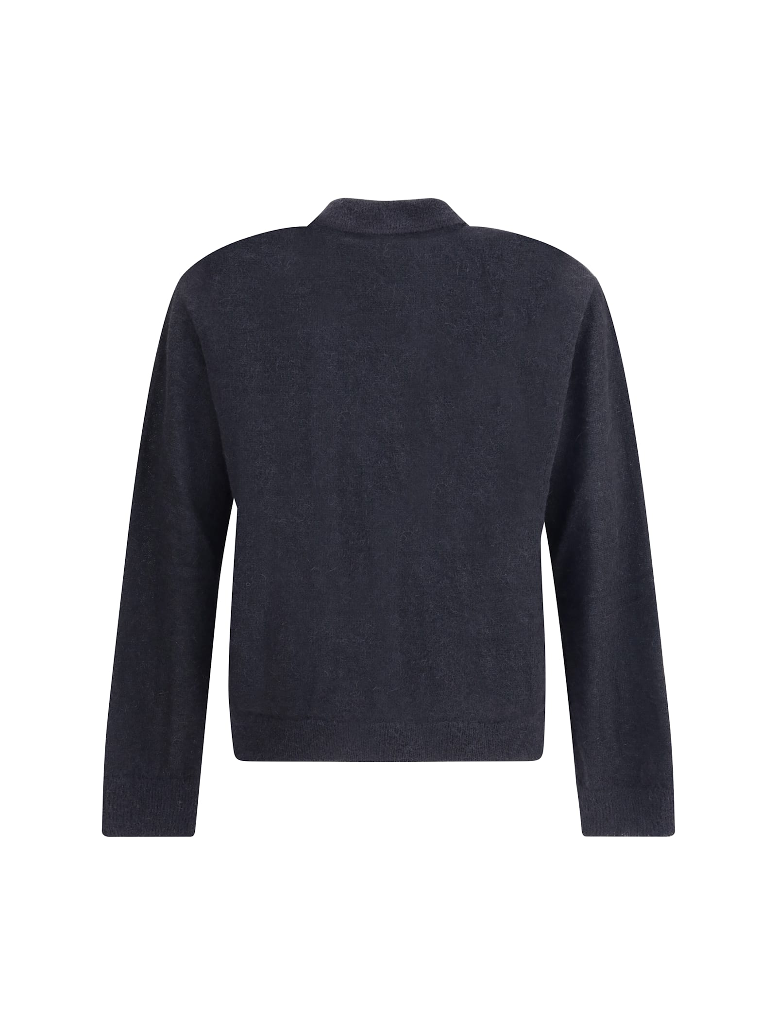 Our Legacy Men Alpaca Cardigan In Blue