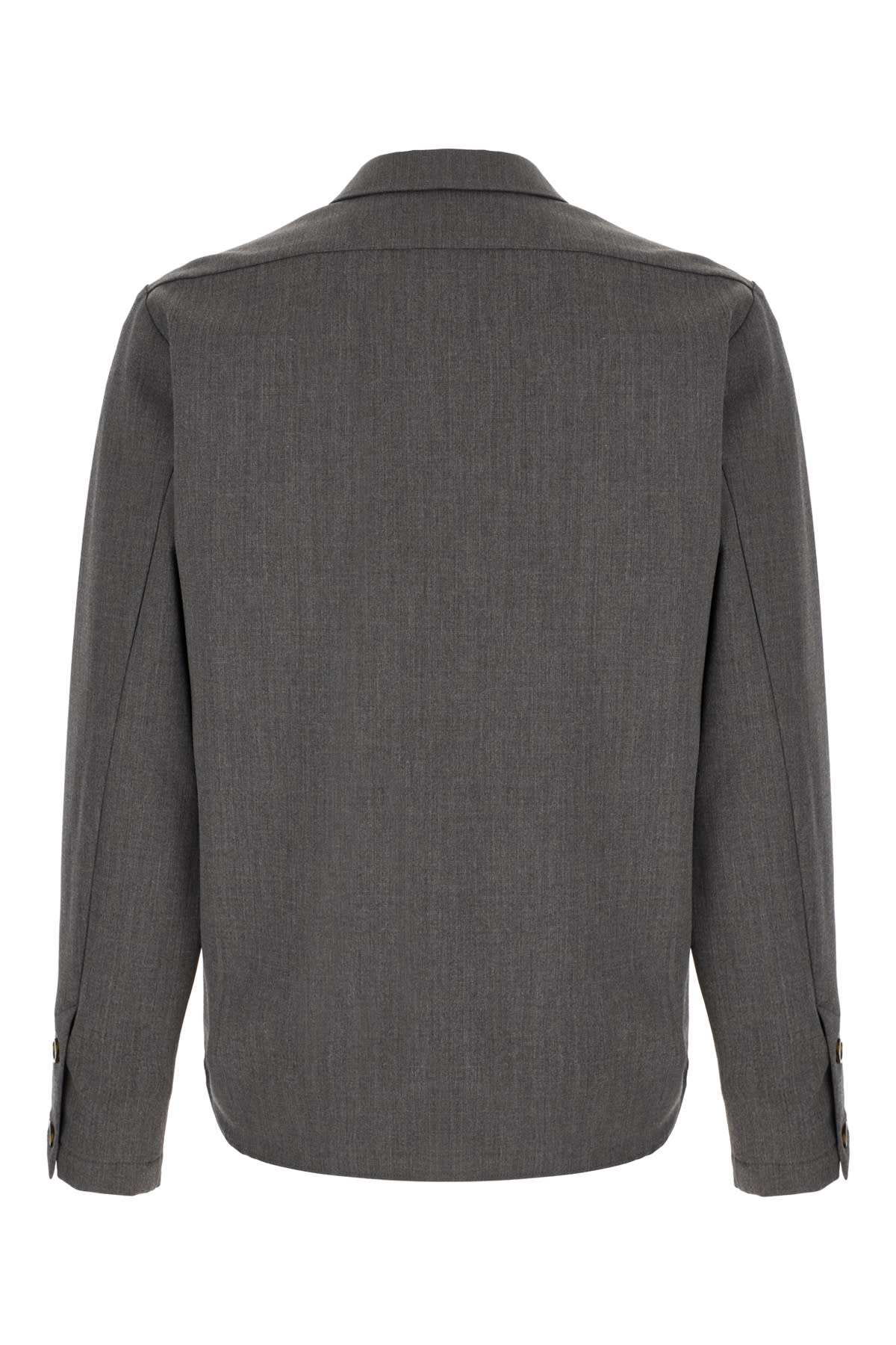 Nine In The Morning Dark Grey Stretch Wool Jacket In Gray