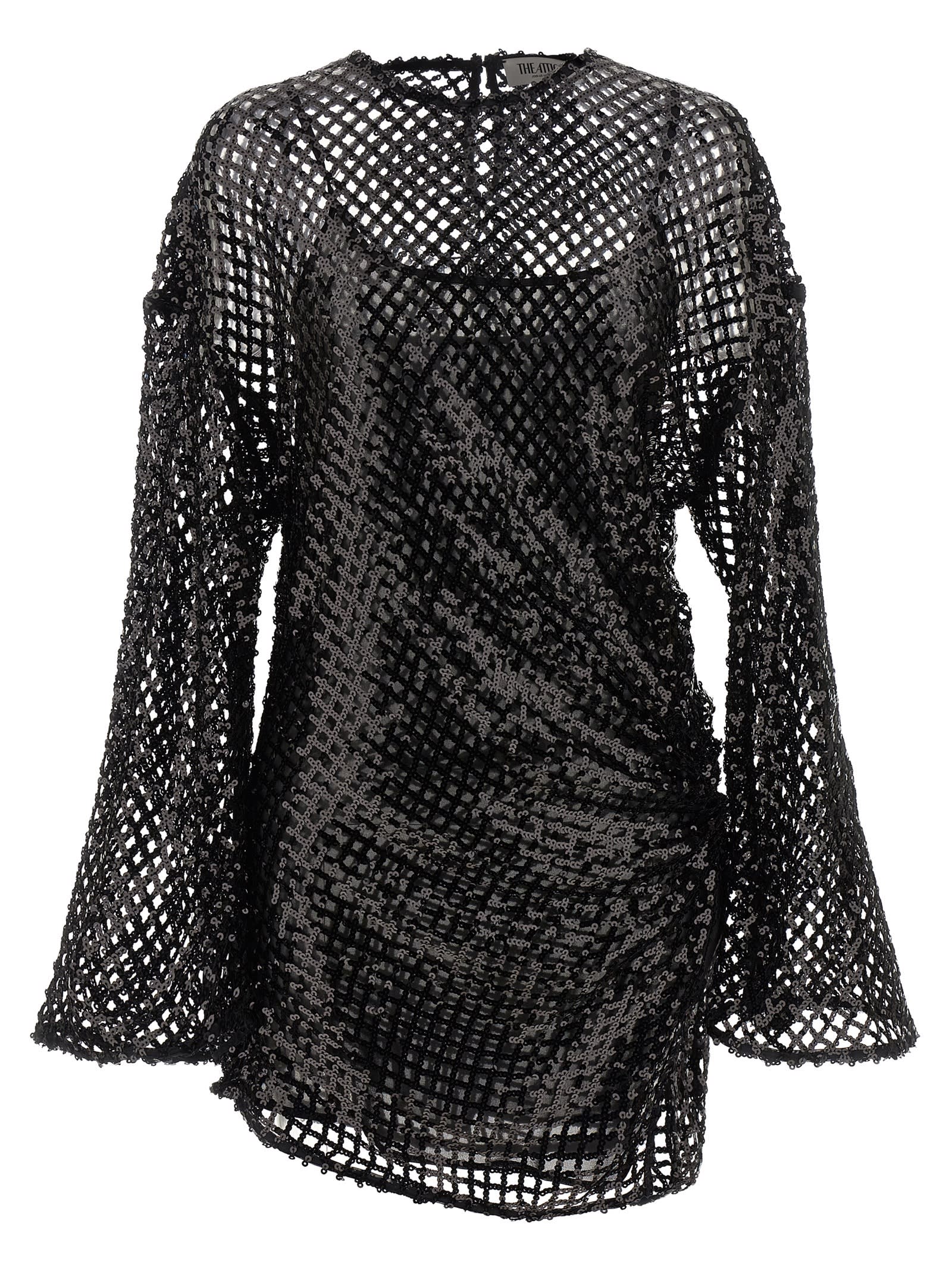 Sequin Mesh Dress