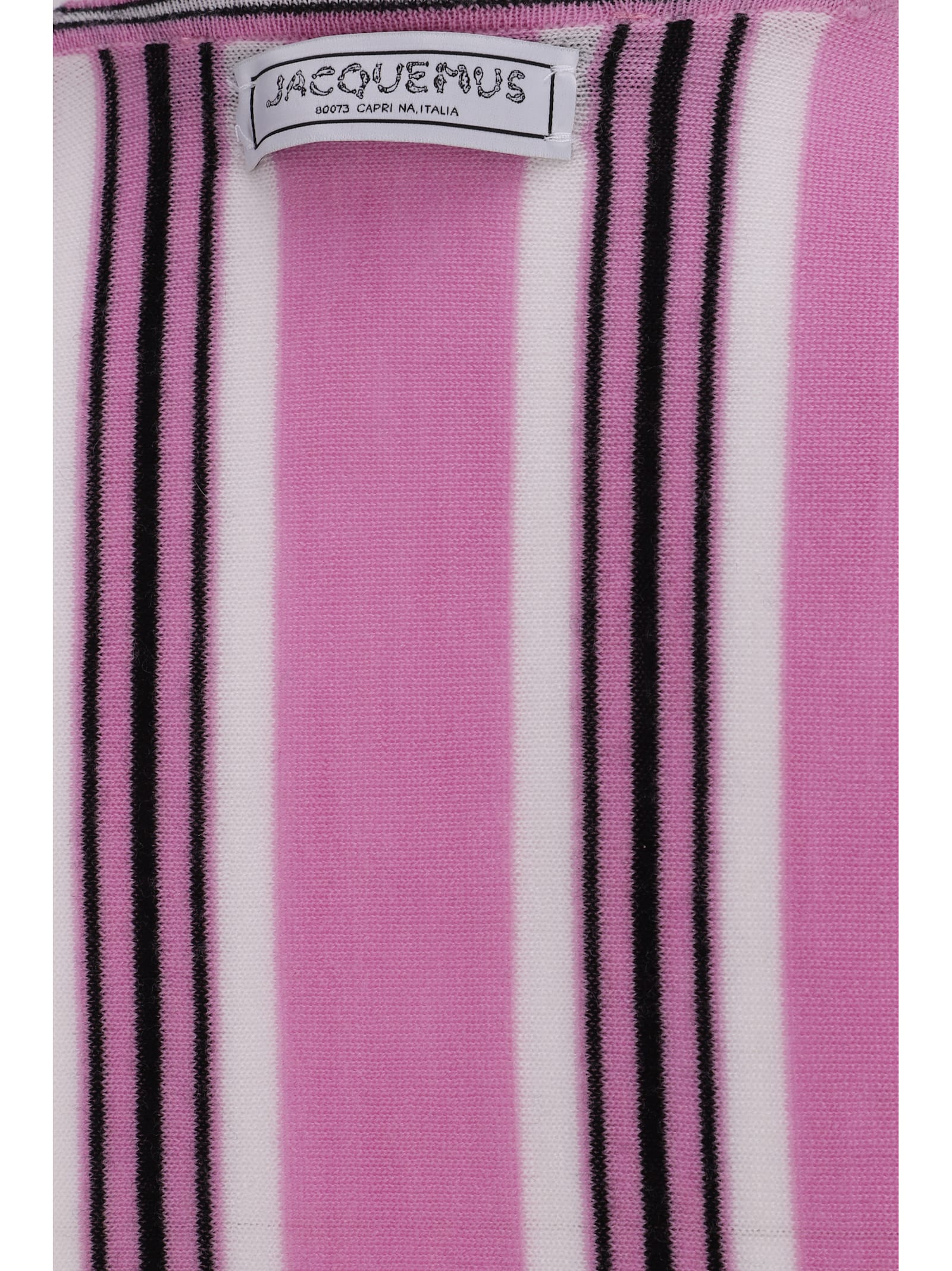 Shop Jacquemus Le Cardigan Spiaggia In Multi-pink