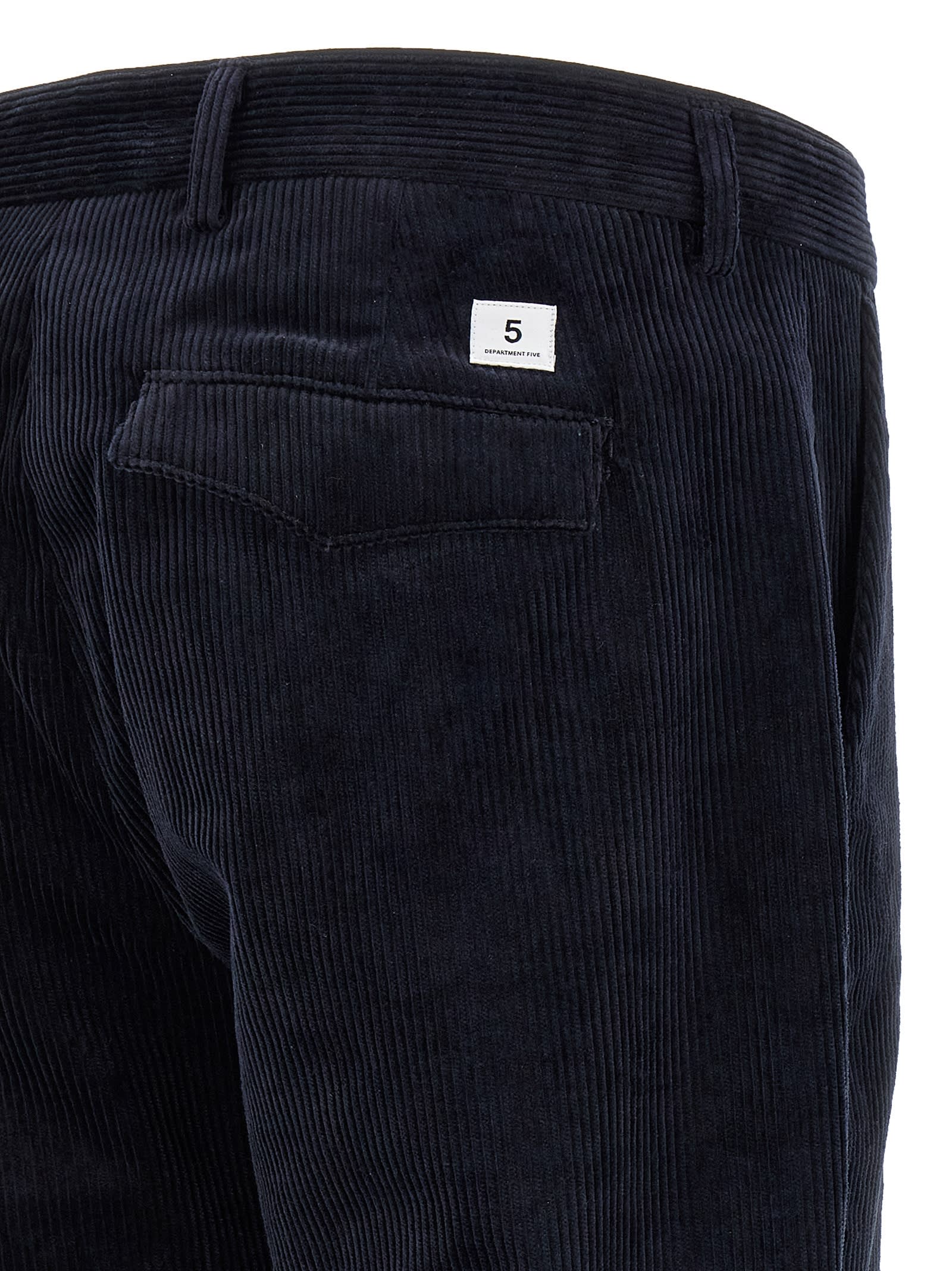 Department Five Prince Corduroy Trousers In Blue