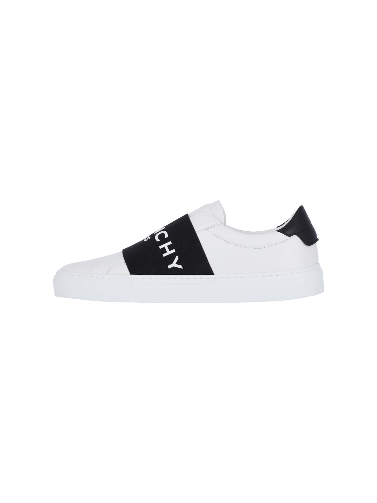 Givenchy Urban Street Sneakers In Leather With Elastic Band In White