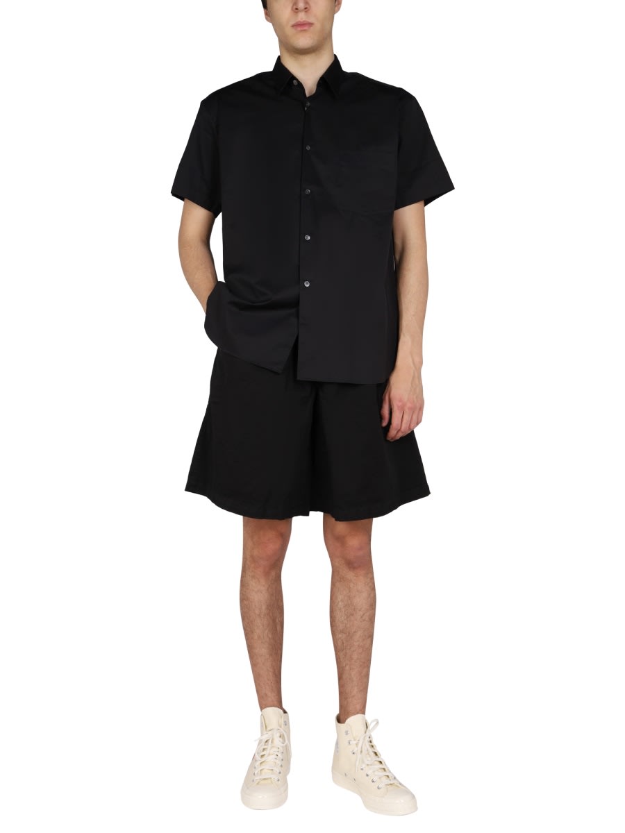 Shop Comme Des Garçons Shirt Cotton Shirt In Black