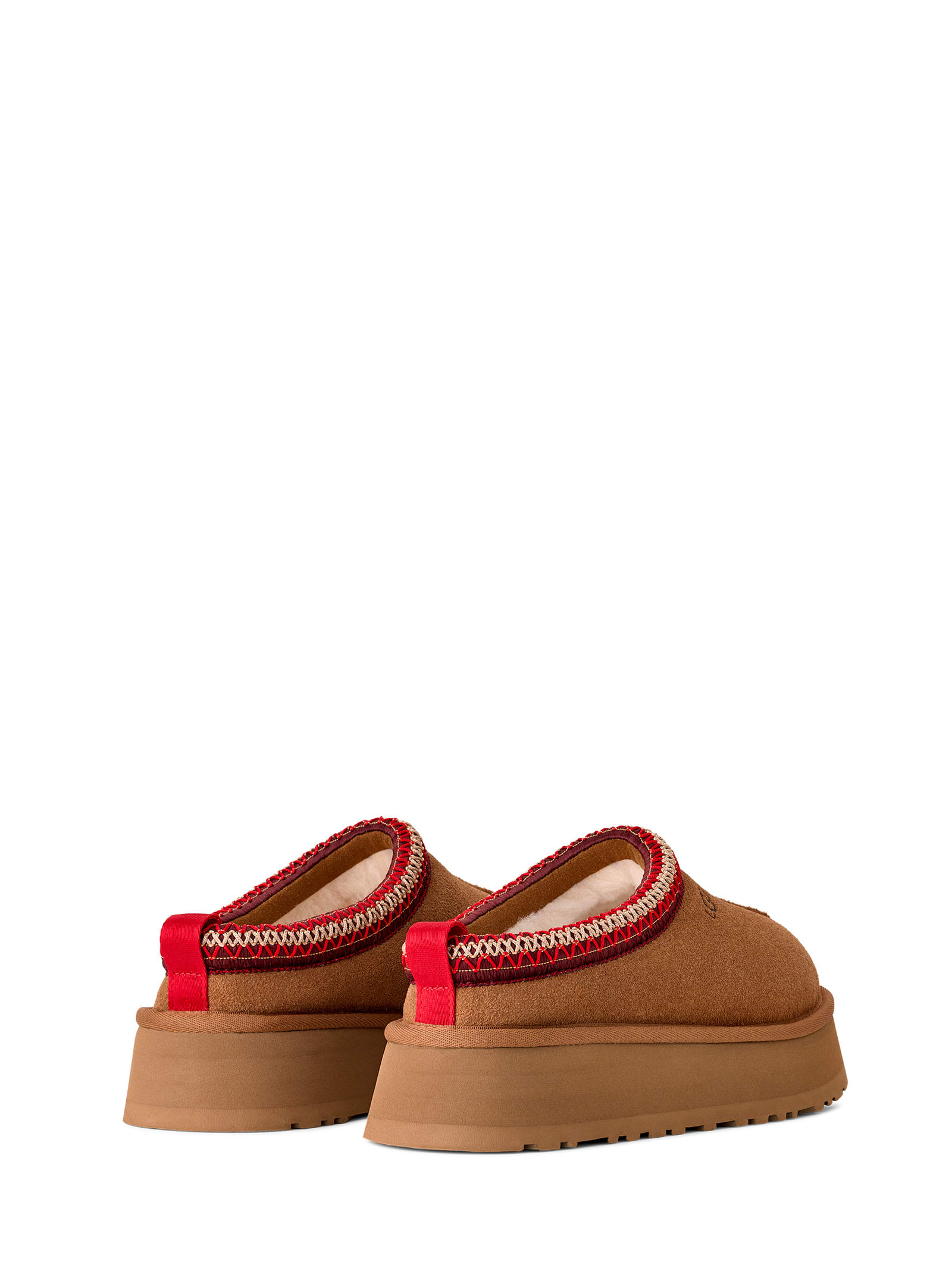 Ugg Tazz Womens Embroidered Slip On Slide Slippers In Brown