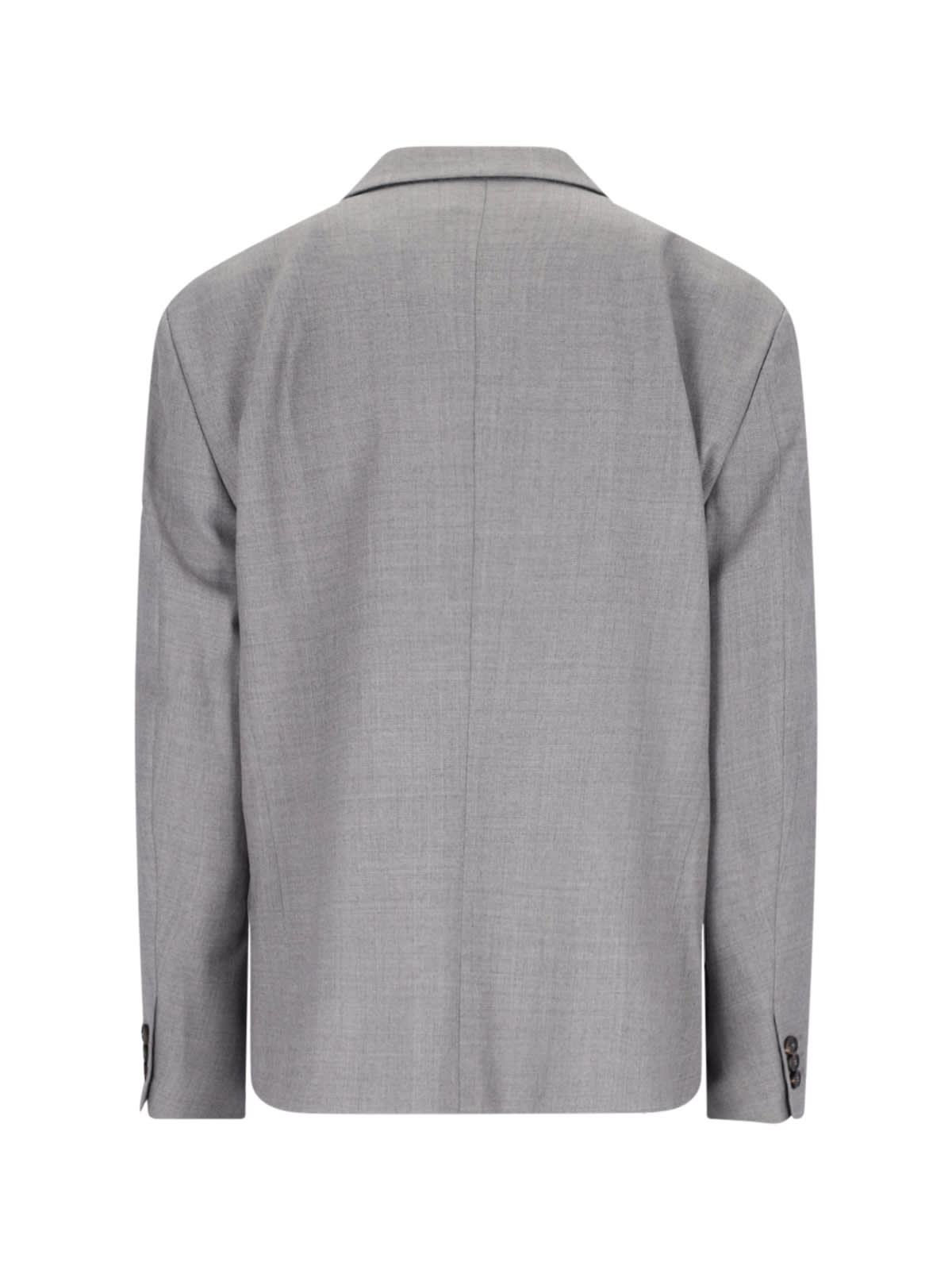 Shop Low Classic Single-breasted Blazer In Gray