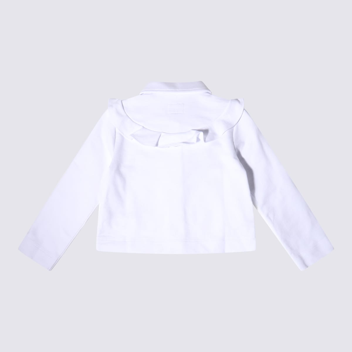 Il Gufo Kids' White Cotton Down Jacket