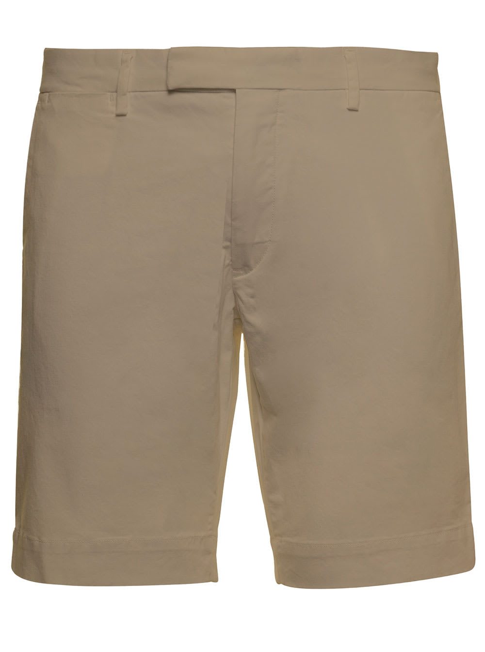 Ralph Lauren Mens Beige Cotton Bermuda Shorts