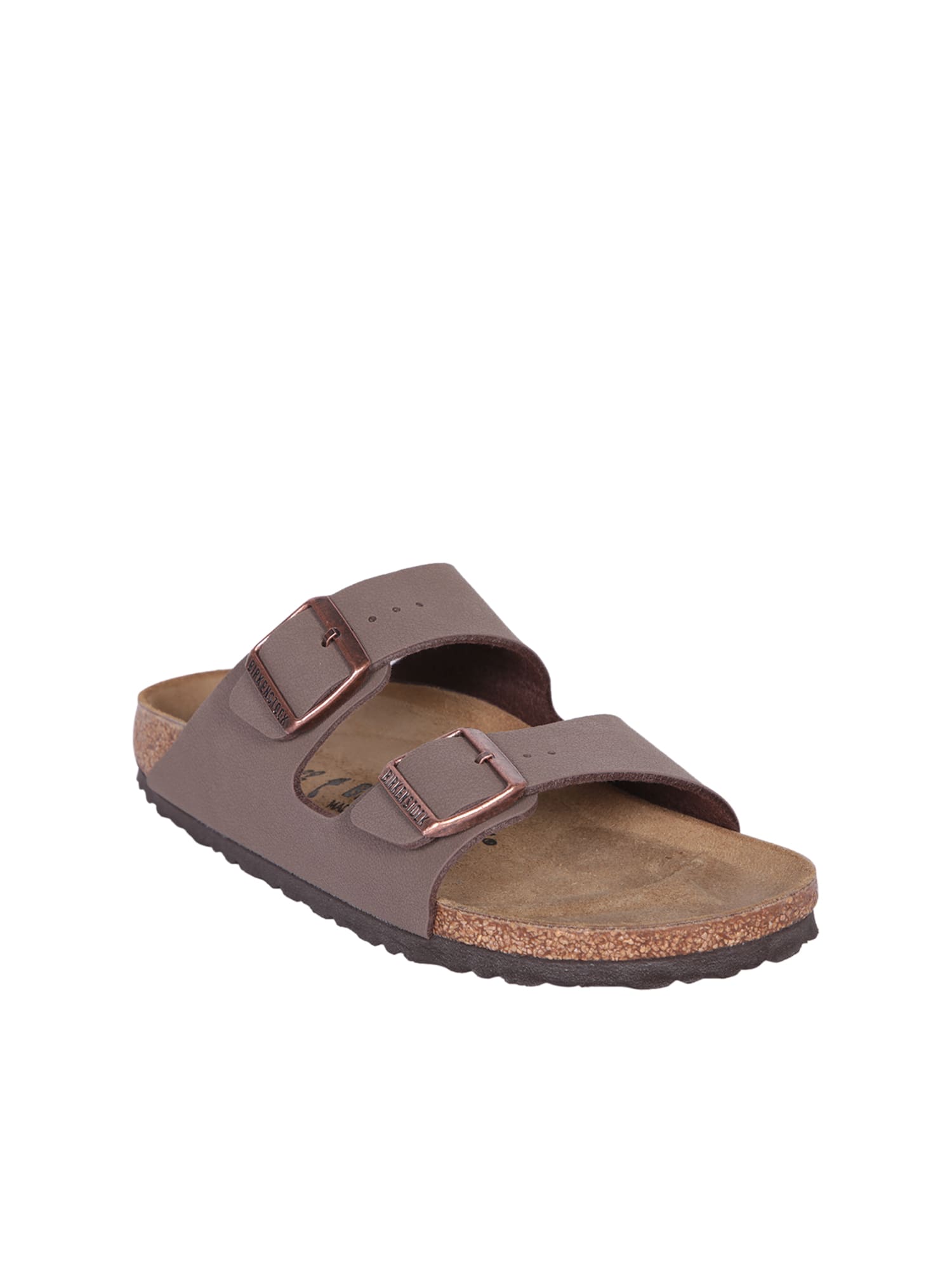 Shop Birkenstock Double-strap Brown Sandals