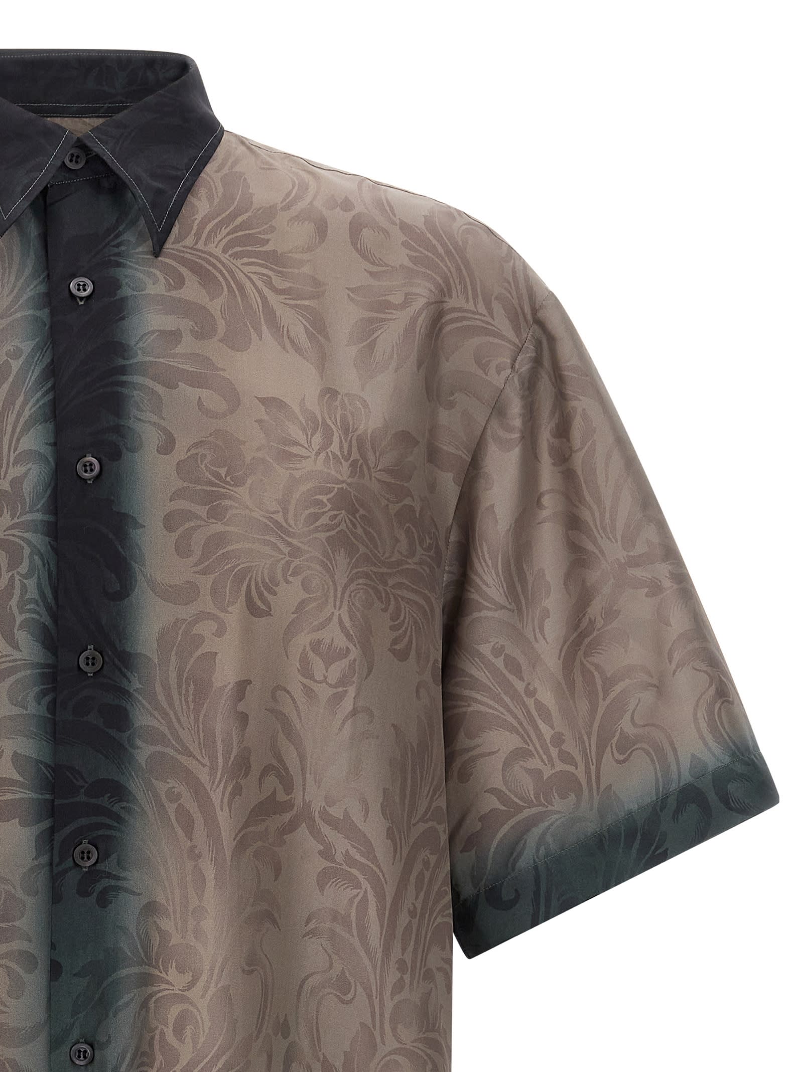 Dries Van Noten Cassidye Silk Shirt In Multicolour