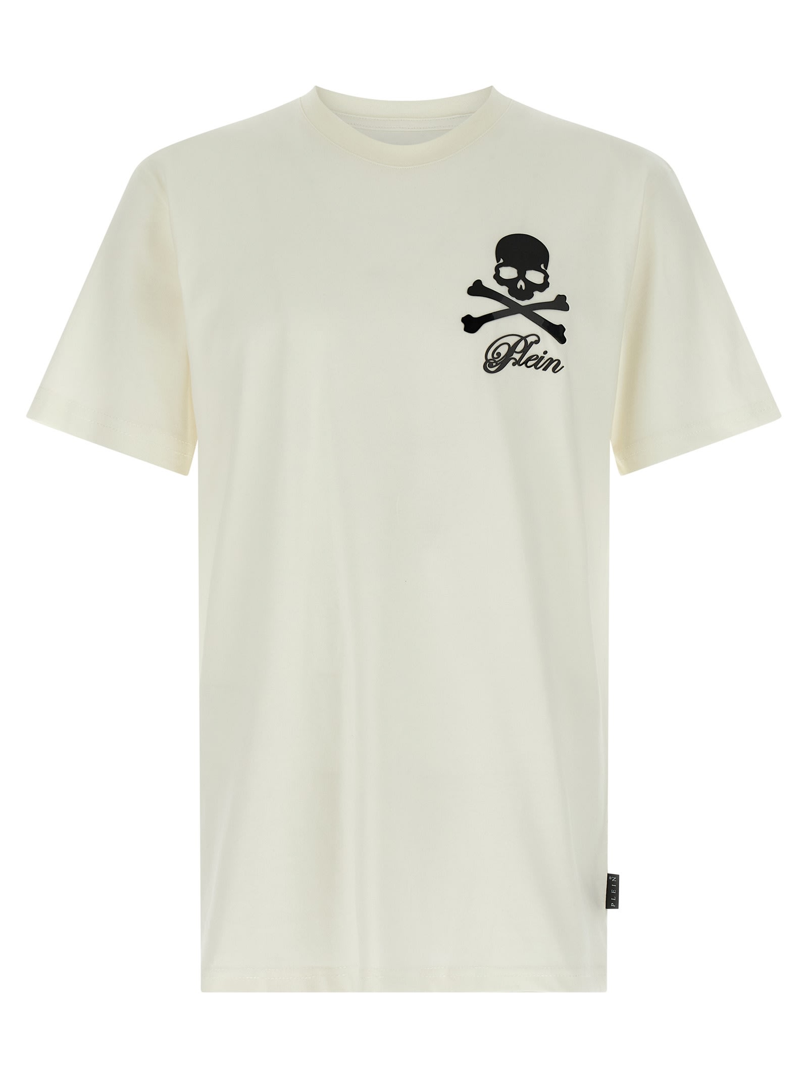 Philipp Plein Skull Bones-print T-shirt In White