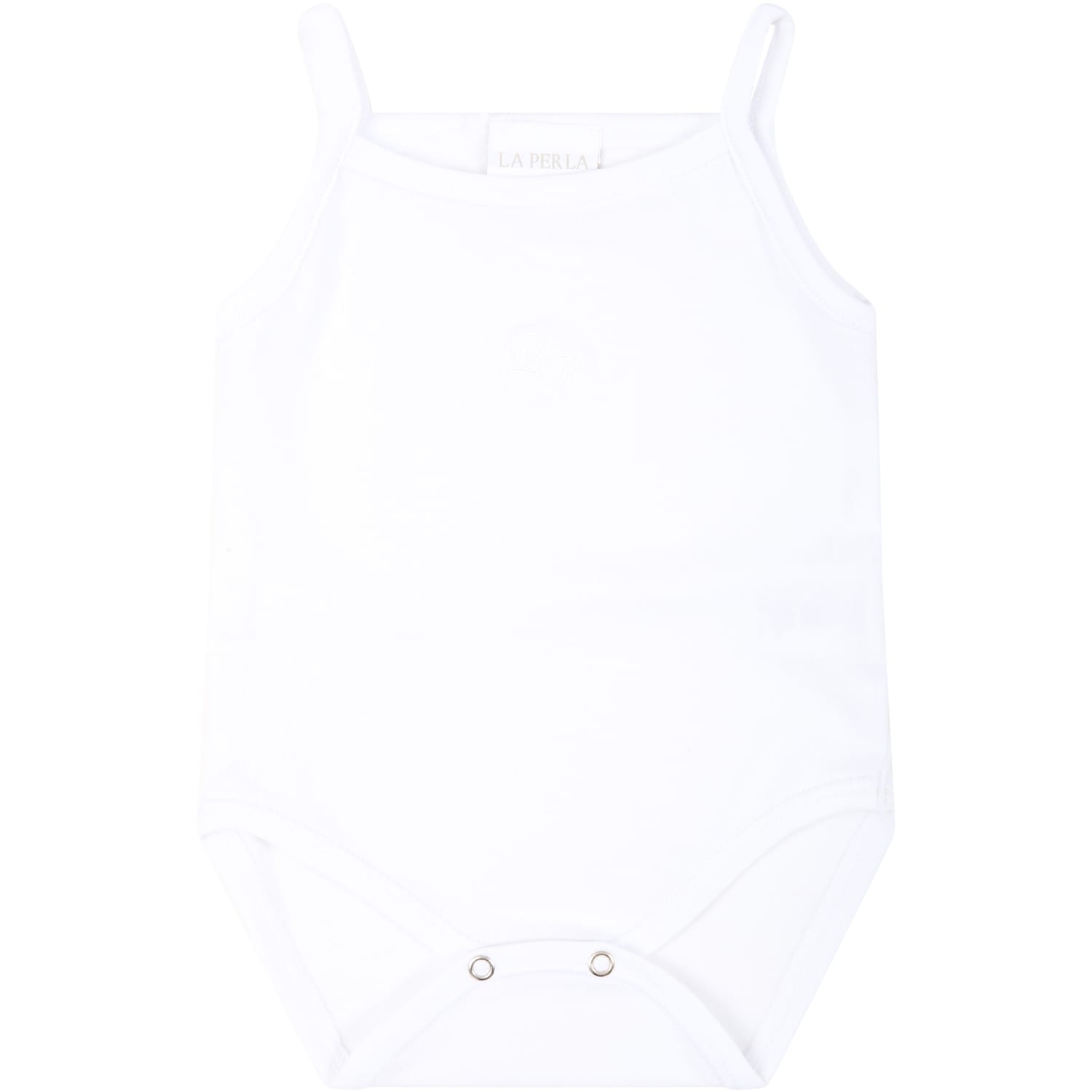 La Perla White Body For Babykids With Logo