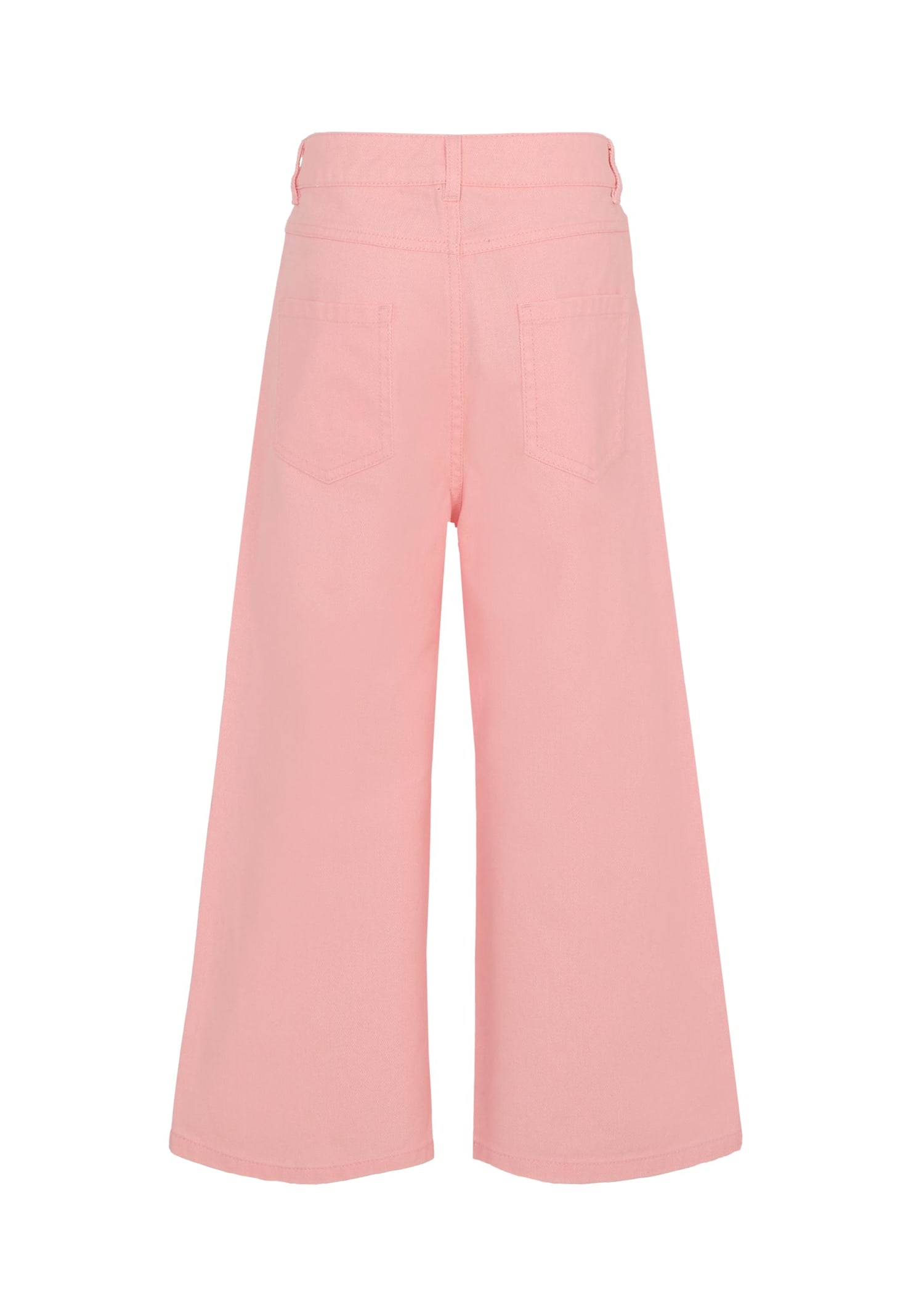 Moschino Teddy-print Jeans In Pink