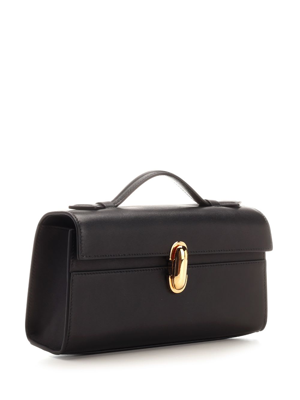 Shop Savette Simmetry Pochette Handbag In Black