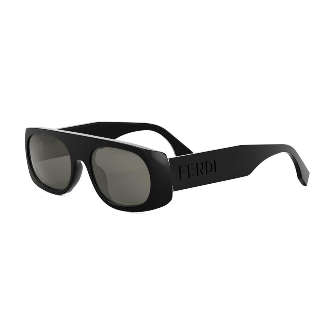 Fendi Signature Sunglasses In Black
