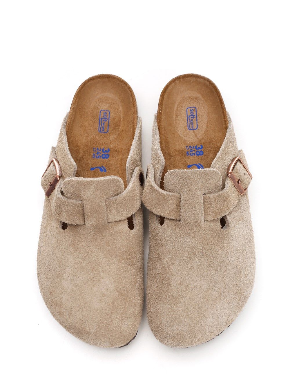 Birkenstock Mule Boston Unisex In Taupe