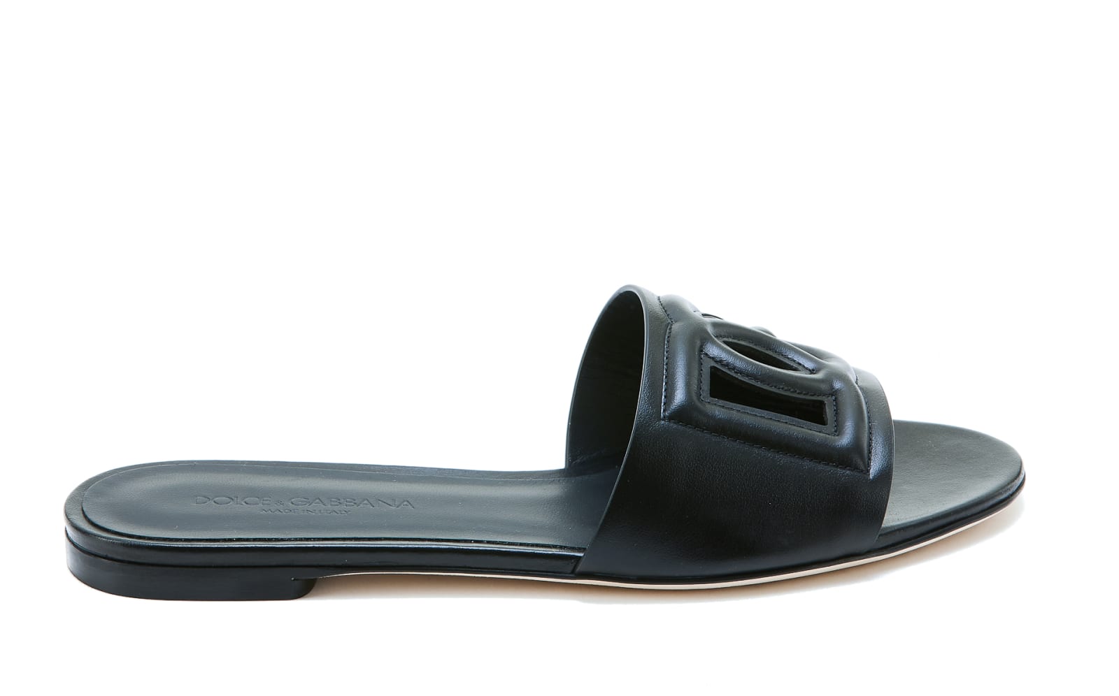 Dolce & Gabbana Logo Slide Sandals