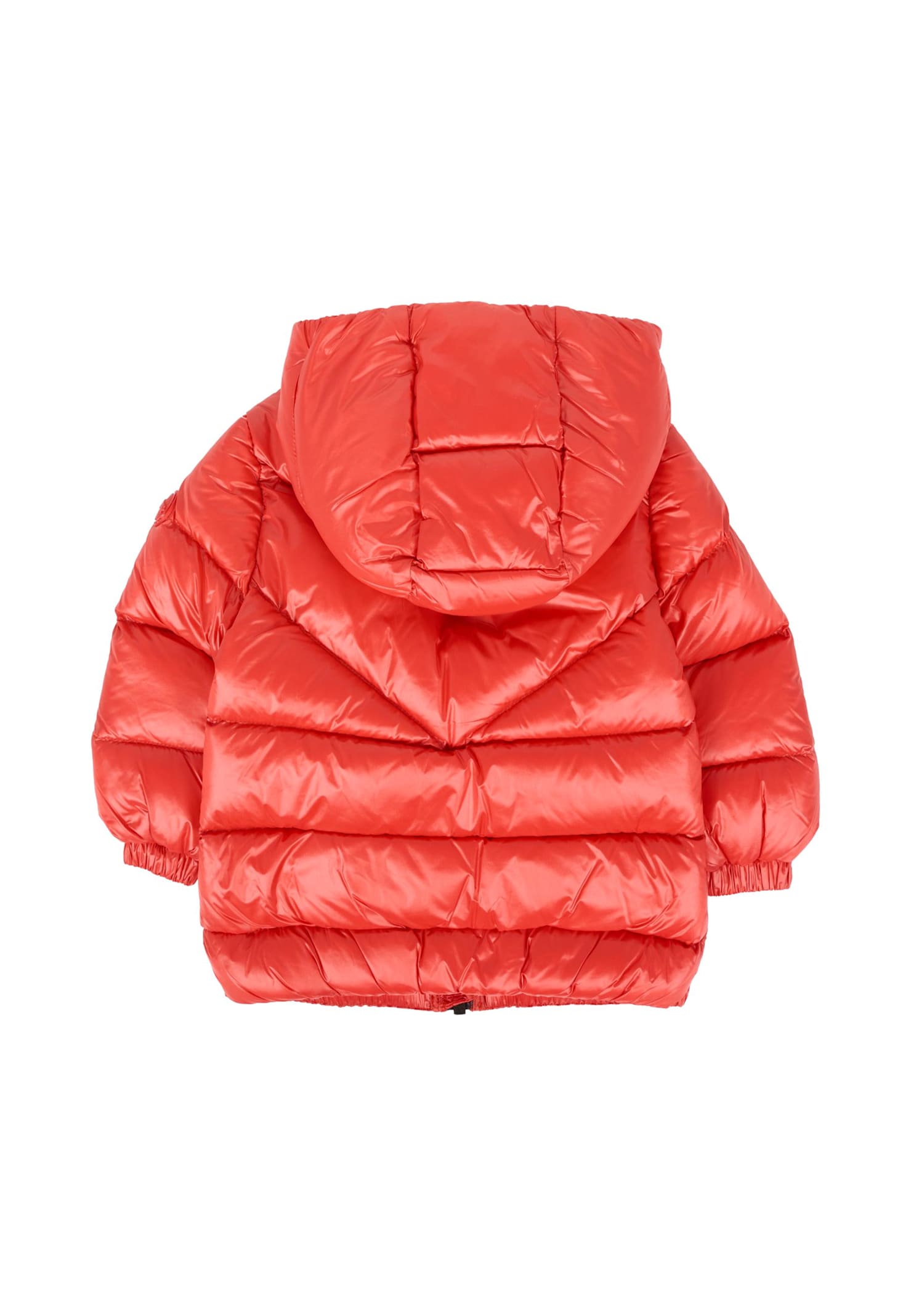 Colmar Red Down Jacket For Babykids With Logo In Red