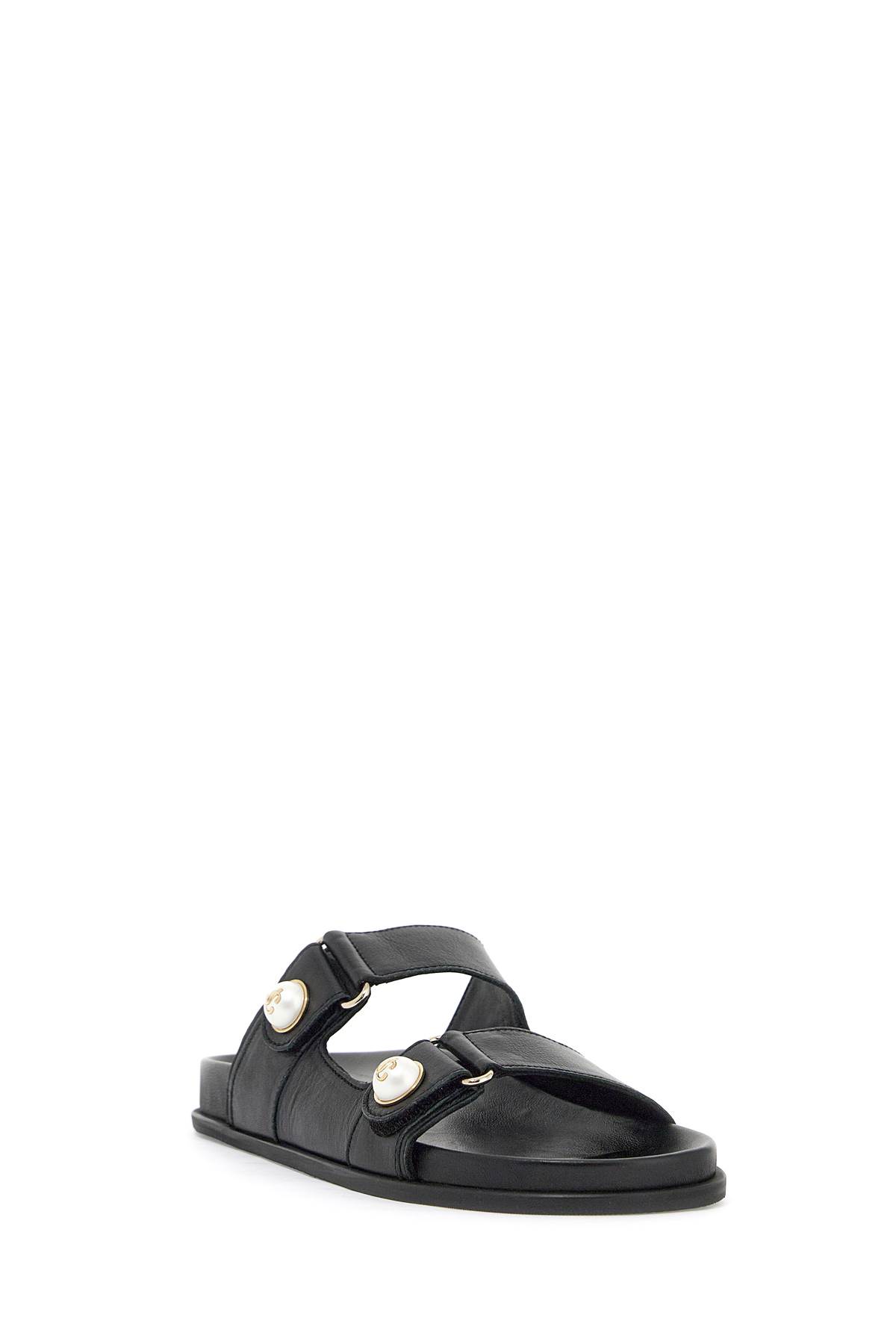 Shop Jimmy Choo Fayce Slides In Black (black)