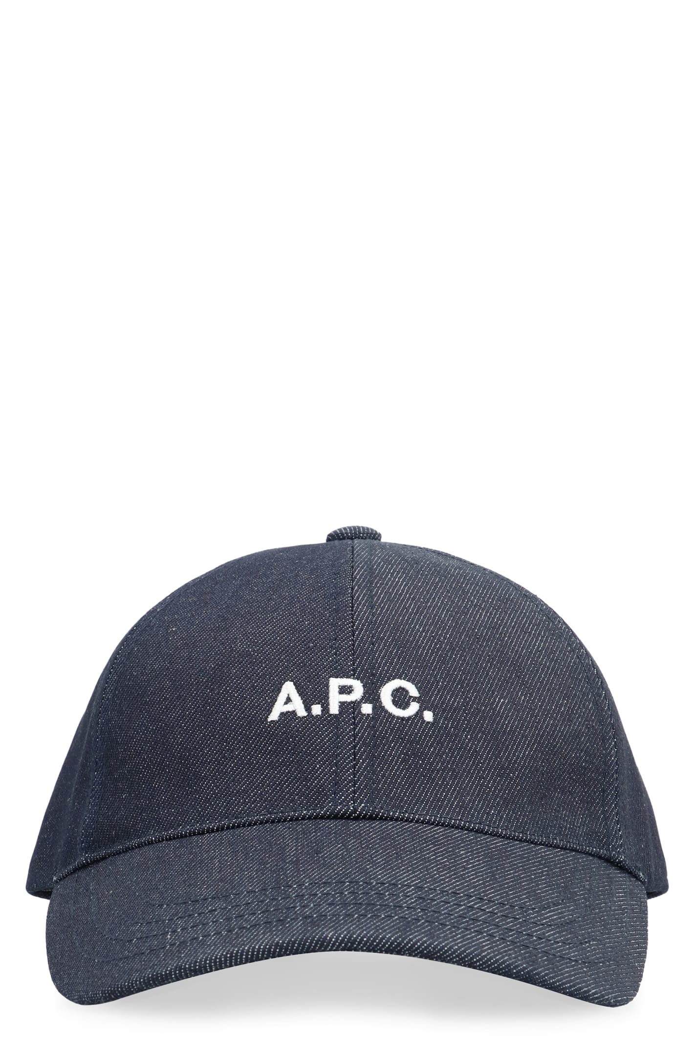Apc Logo Baseball Cap In Blue