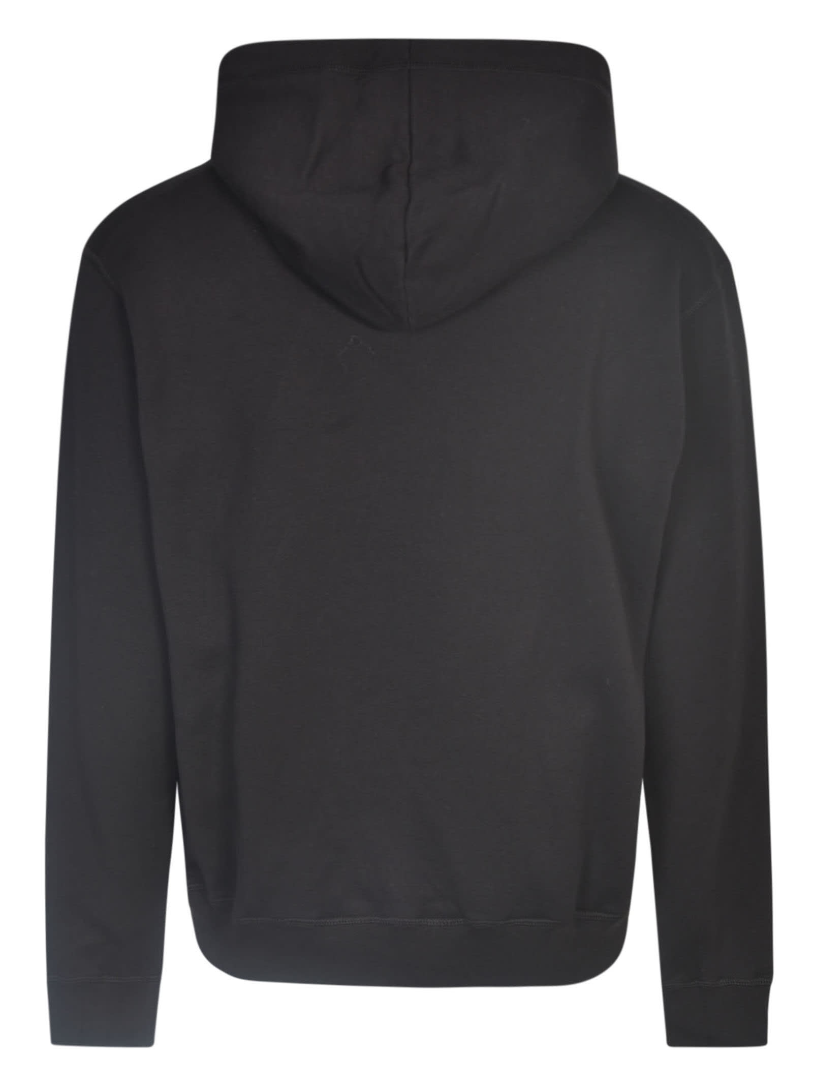 Dsquared2 Cool Fit Hoodie In Black/white | ModeSens