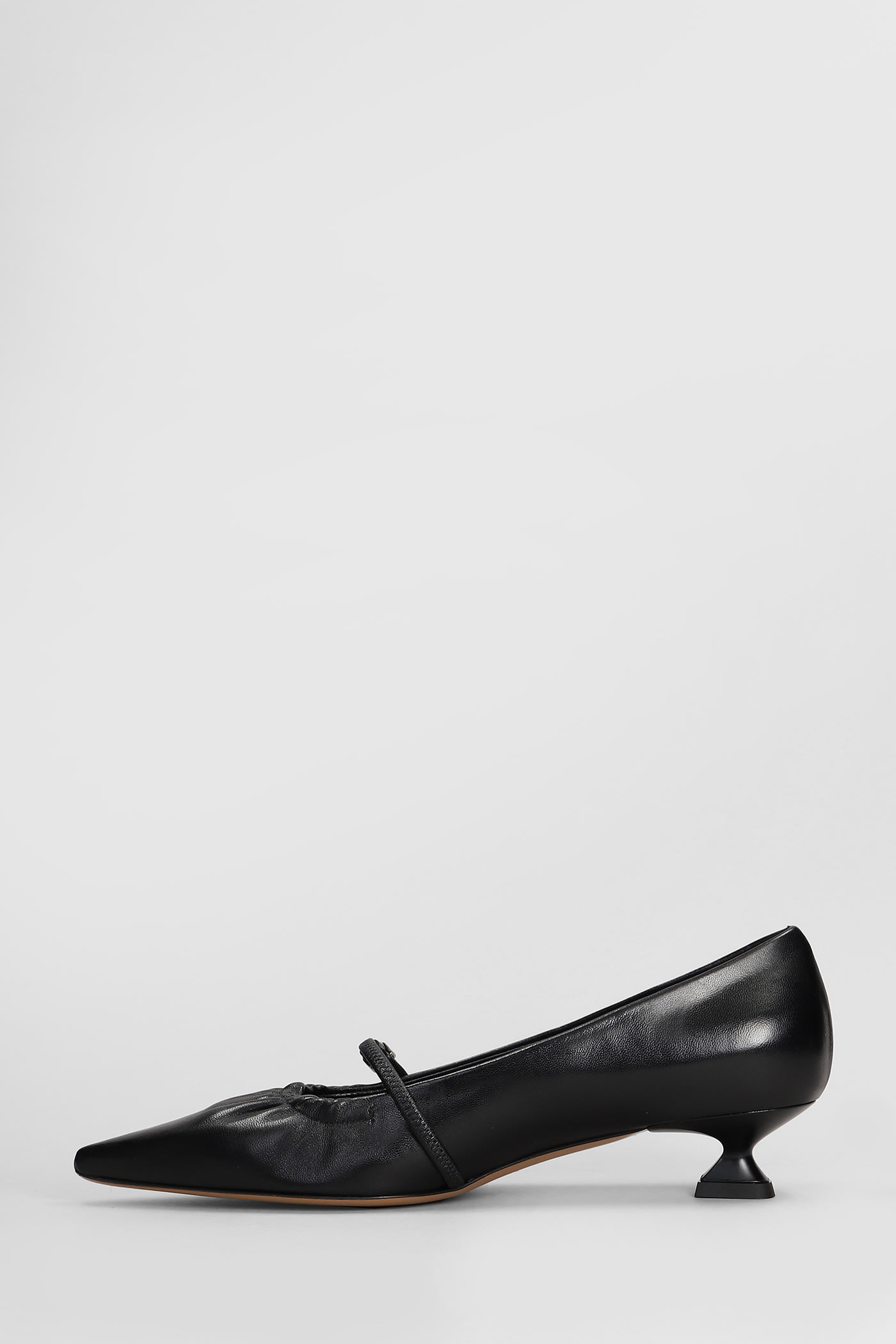 Shop The Seller Pumps In Black Leather