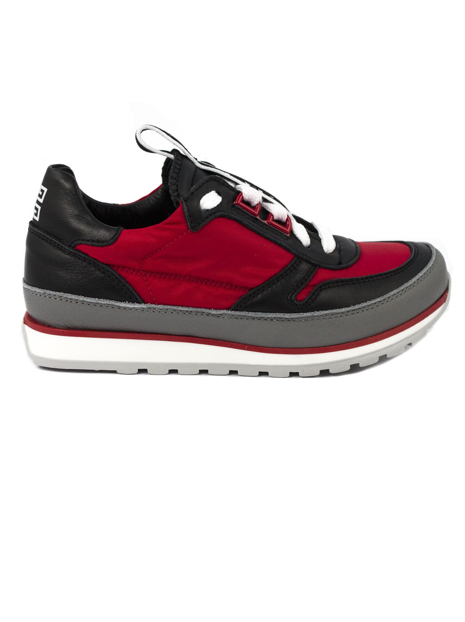 Givenchy Black And Red Leather Sneaker
