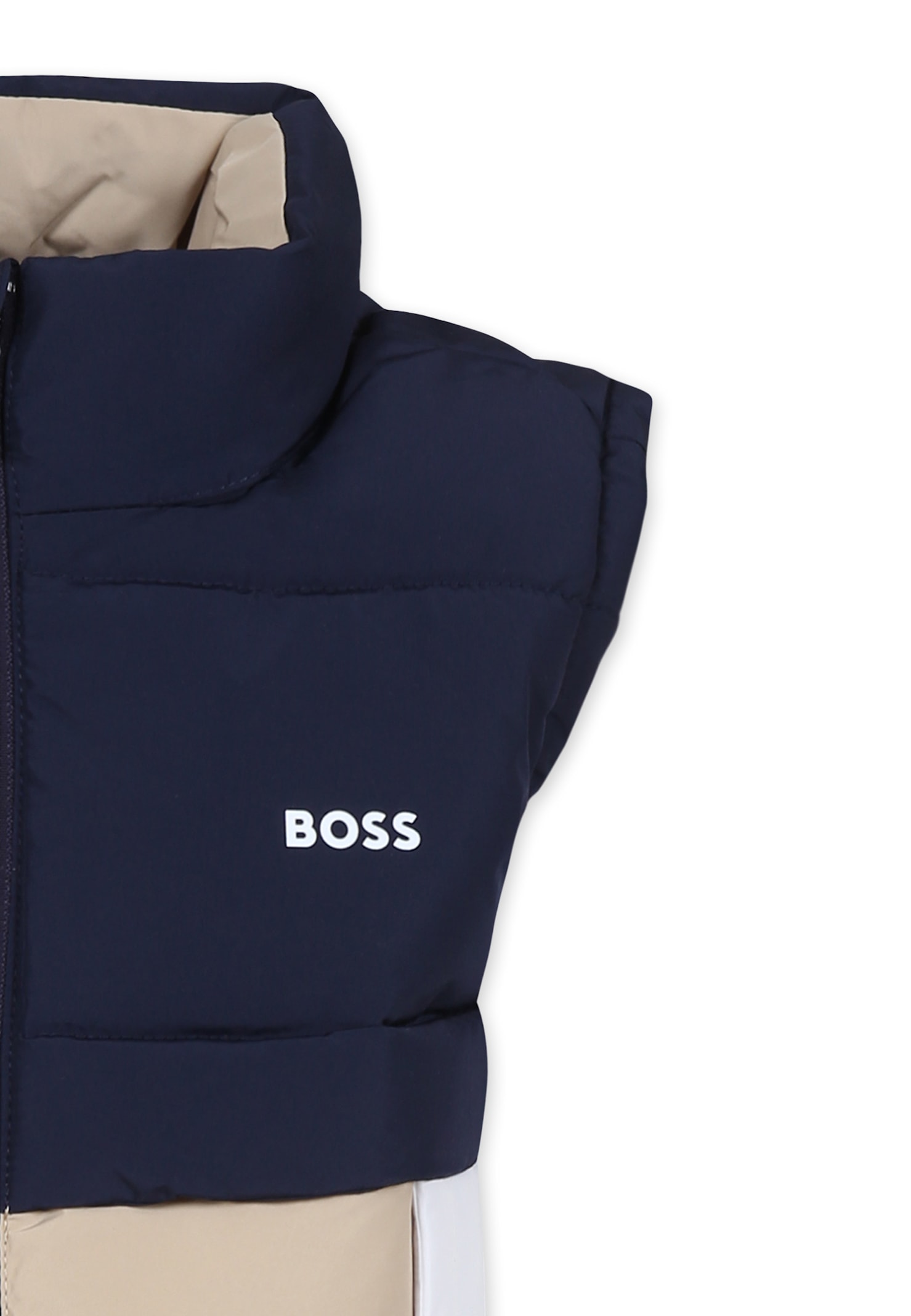 Hugo Boss Multicolor Vest For Boy With Logo In Multicolor