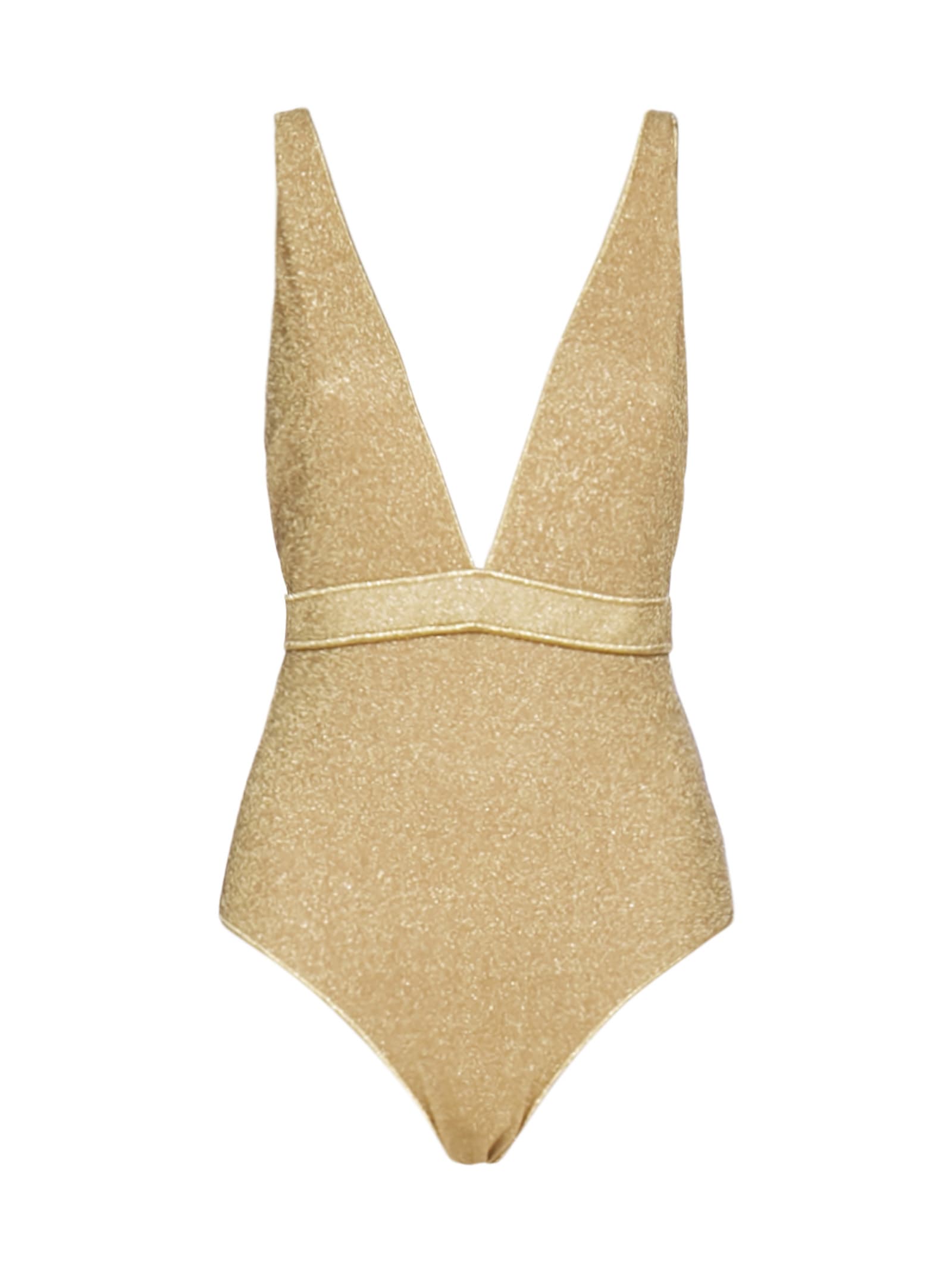 OSEREE LUMIERE LAME SWIMSUIT,11262309