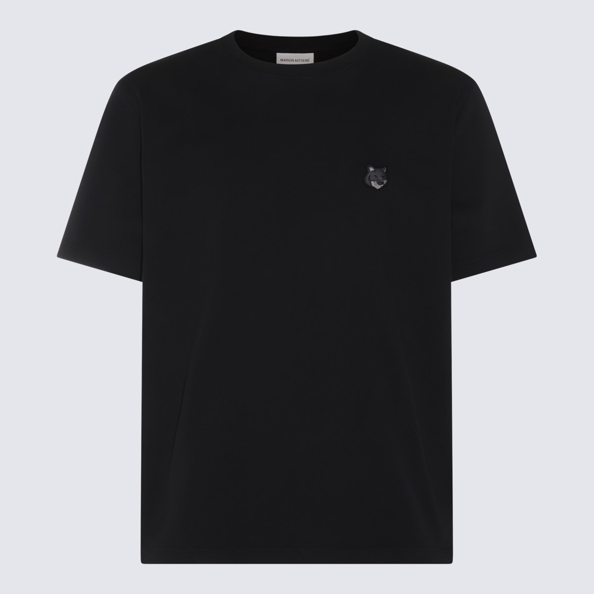 Maison Kitsuné Black Cotton T-shirt