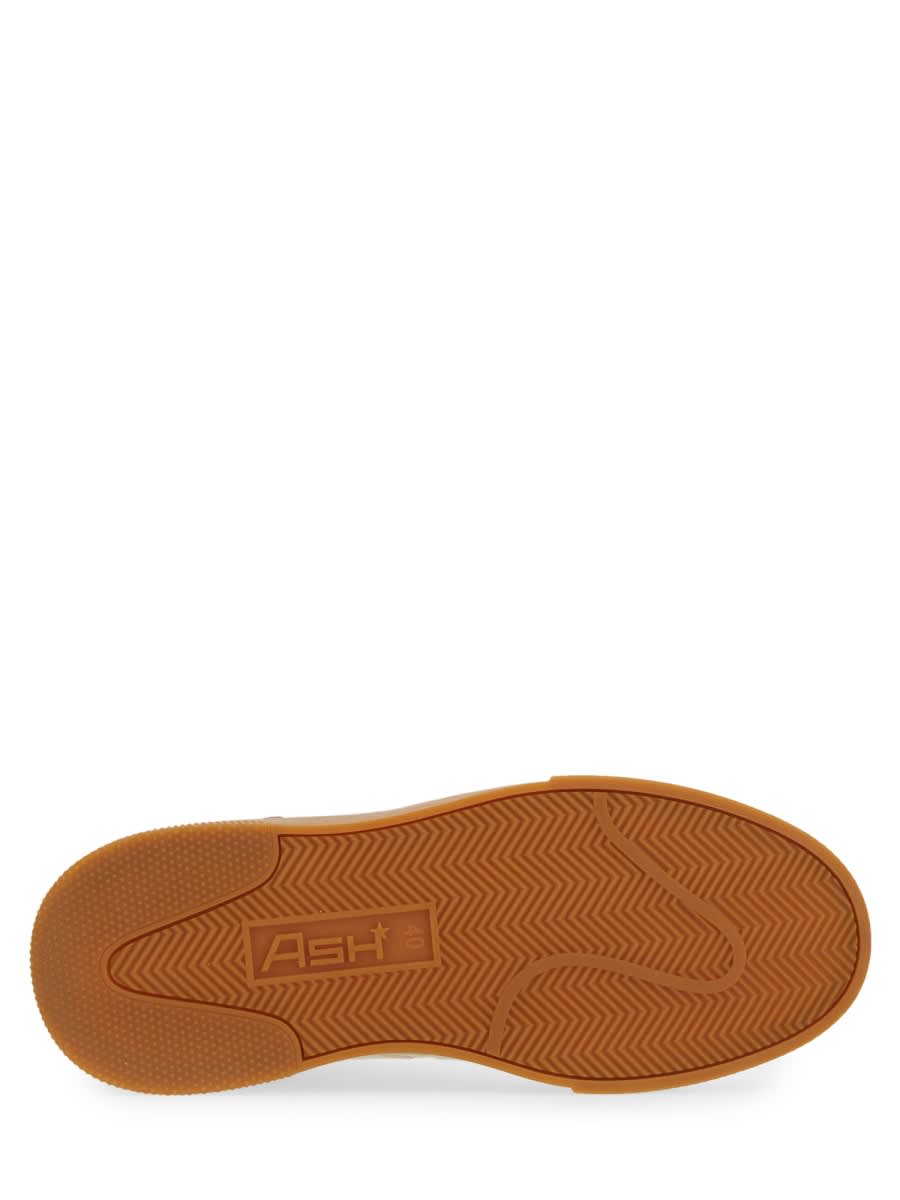 Ash Logo Embossed Sneaker Featuring Perforated Detailing In Multicolour