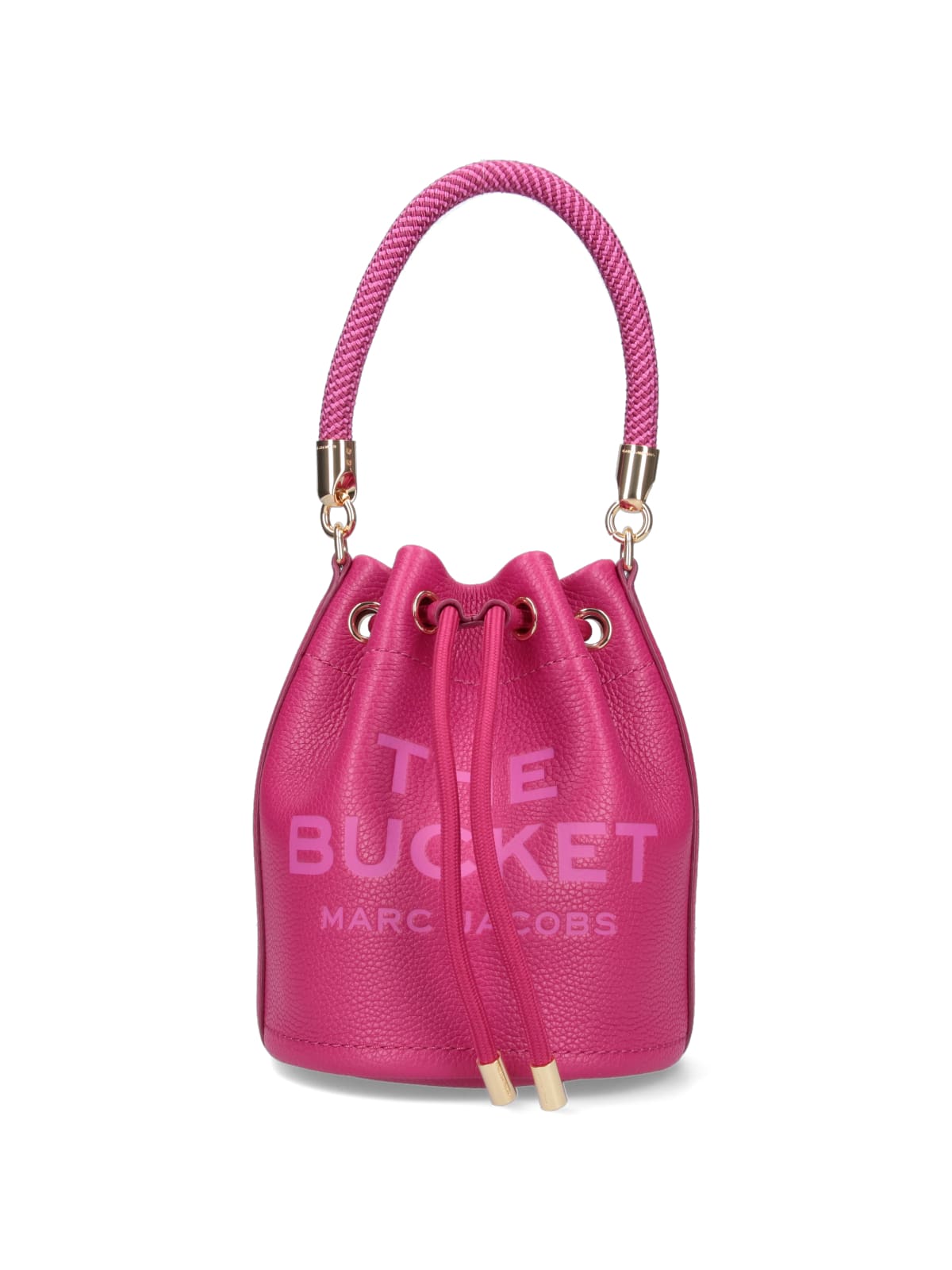 Marc Jacobs The Leather Bucket Bucket Bag In Pink