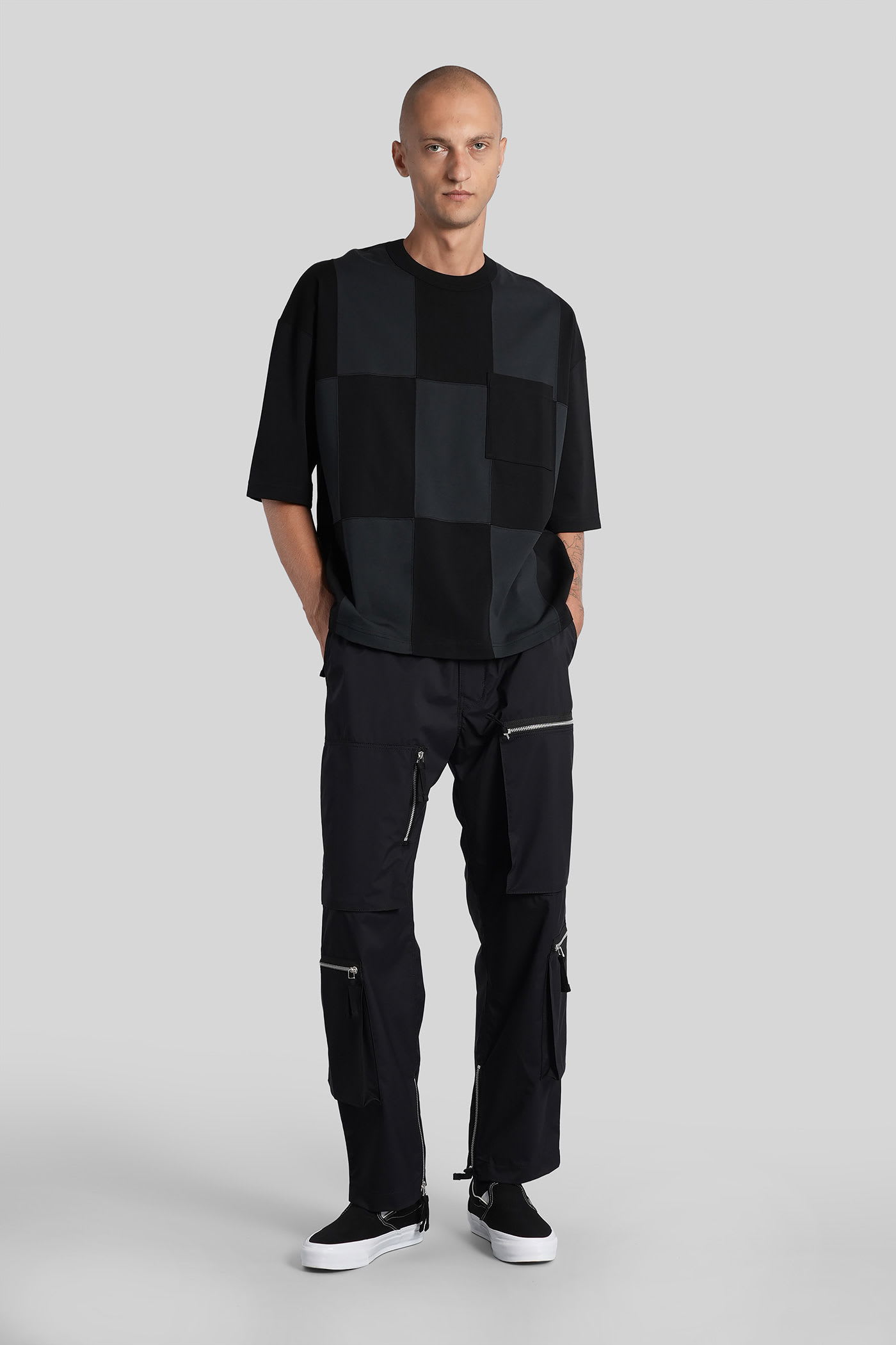 Comme Des Garçons Homme Deux T-shirt In Black Cotton In Multi