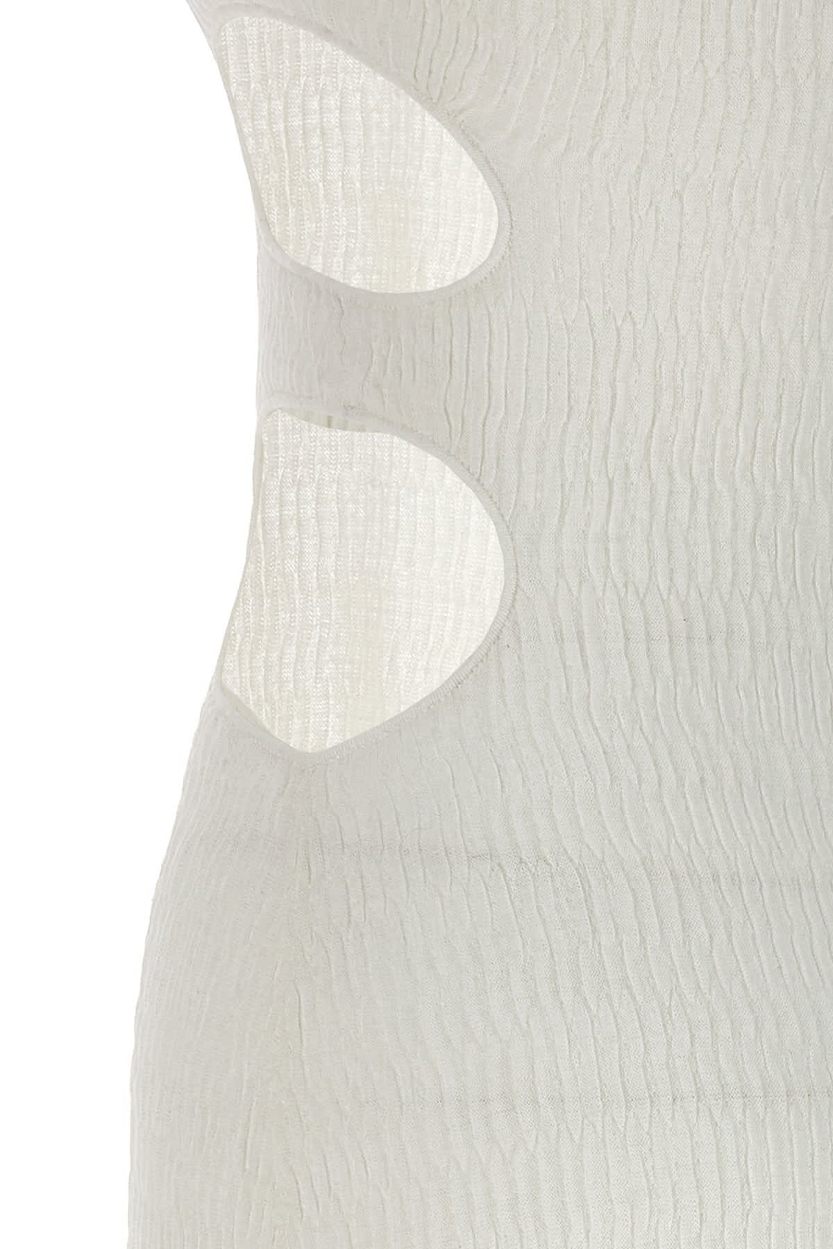 Shop Chloé Abito Cut Out In White