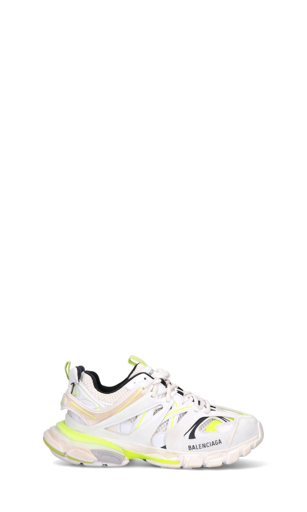 Shop Balenciaga Track Worn Out Sneakers In White