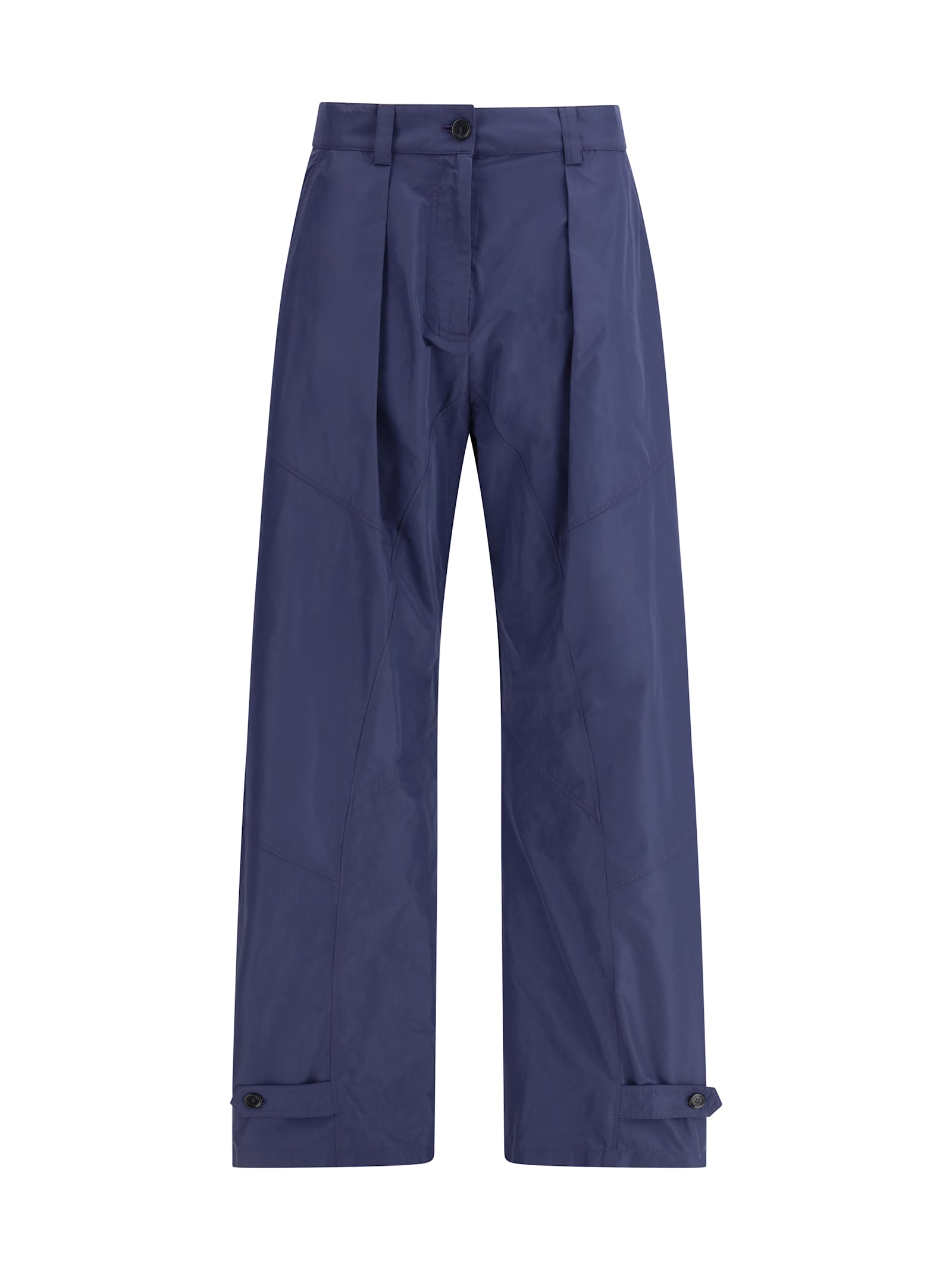 Pinko Straight-leg Casual Pants In Blue