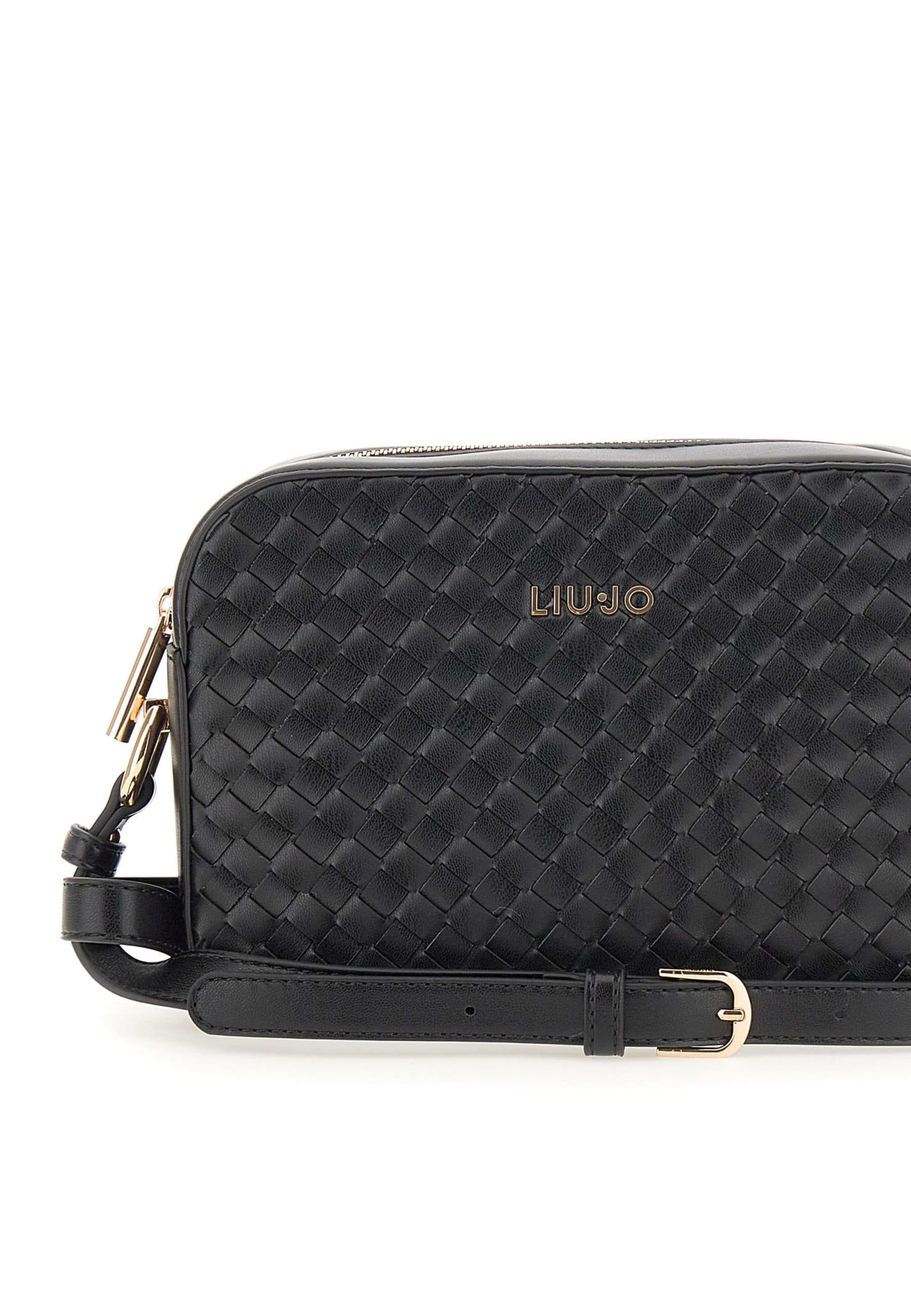 Shop Liu •jo Manh Camera Case Bag In Black