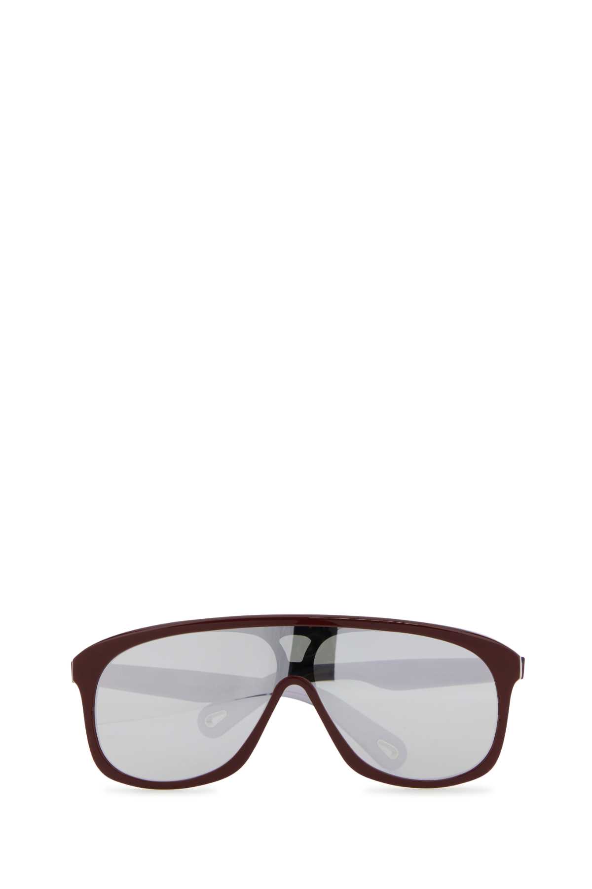 Shop Chloé Brick Red Acetate Jasper Sunglasses In Multi