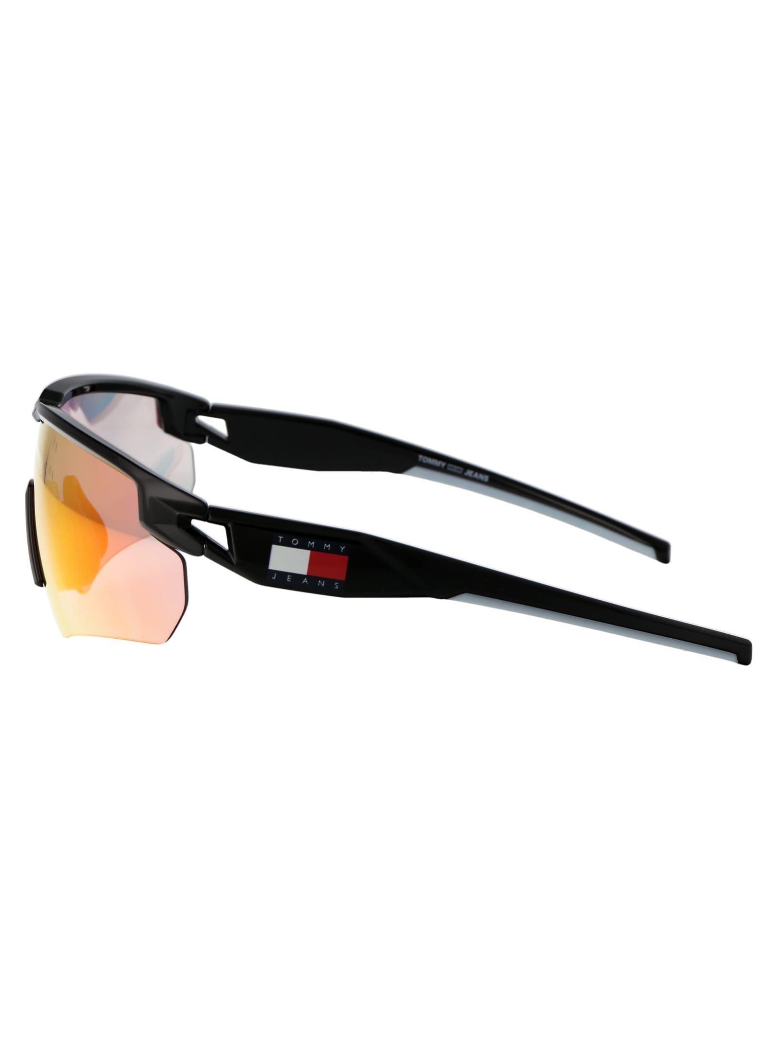 Shop Tommy Hilfiger Tj 0098/s Sunglasses In Oy4te Black Azure