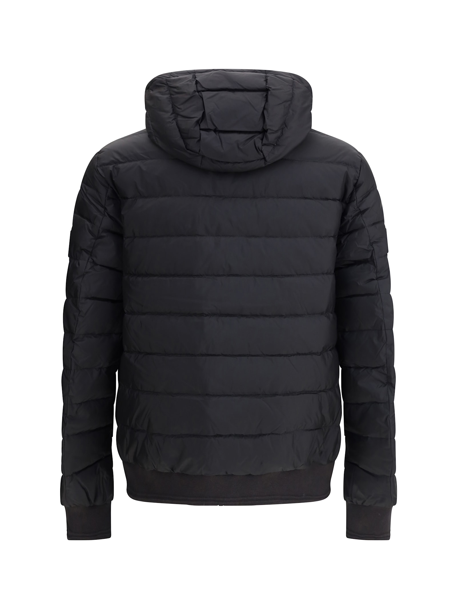 Belstaff Control Quilted Hooded Jacket In Black